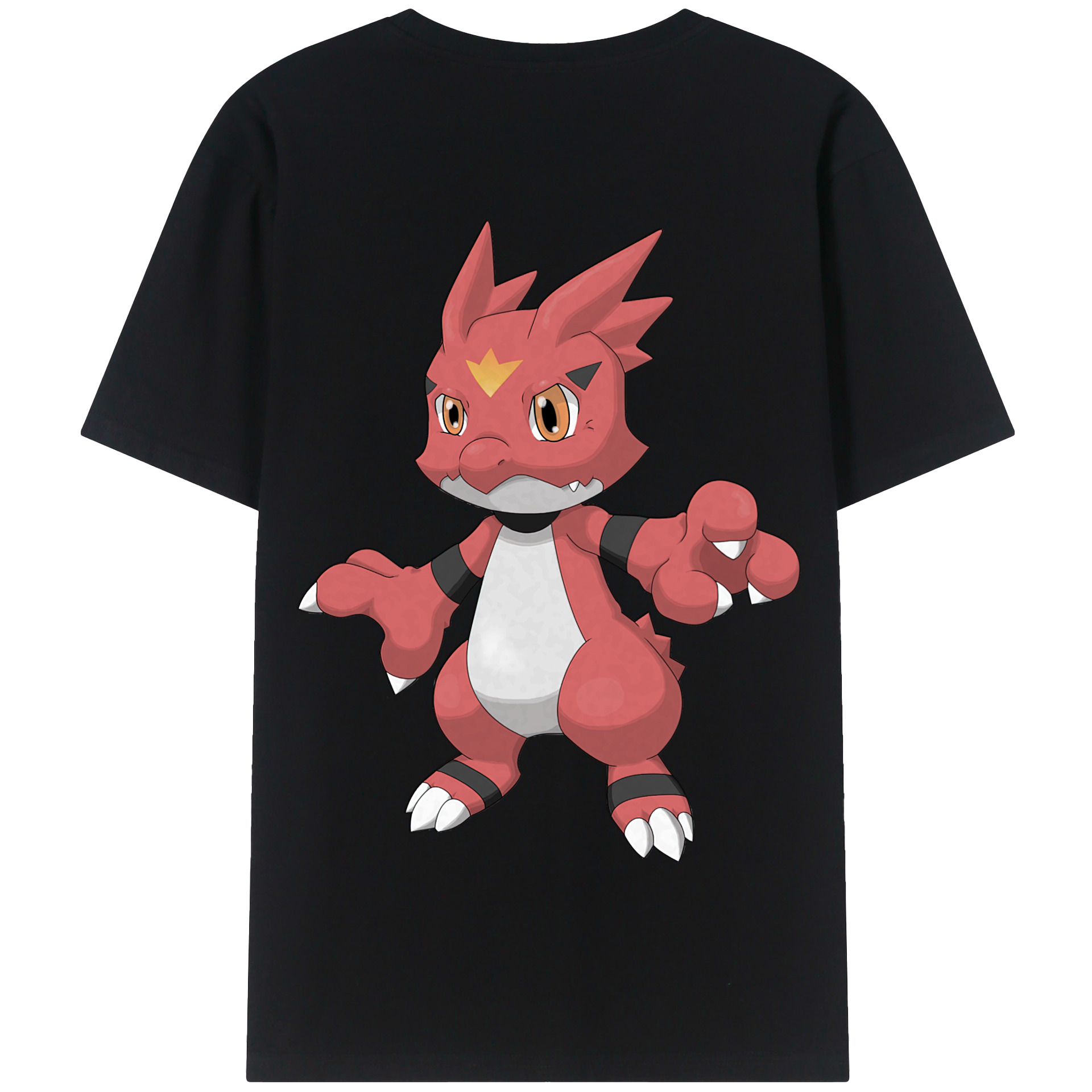 （画像用） Digimon デジタルモンスター/デジモン 綿100％半袖Tシャツ（背面プリント）