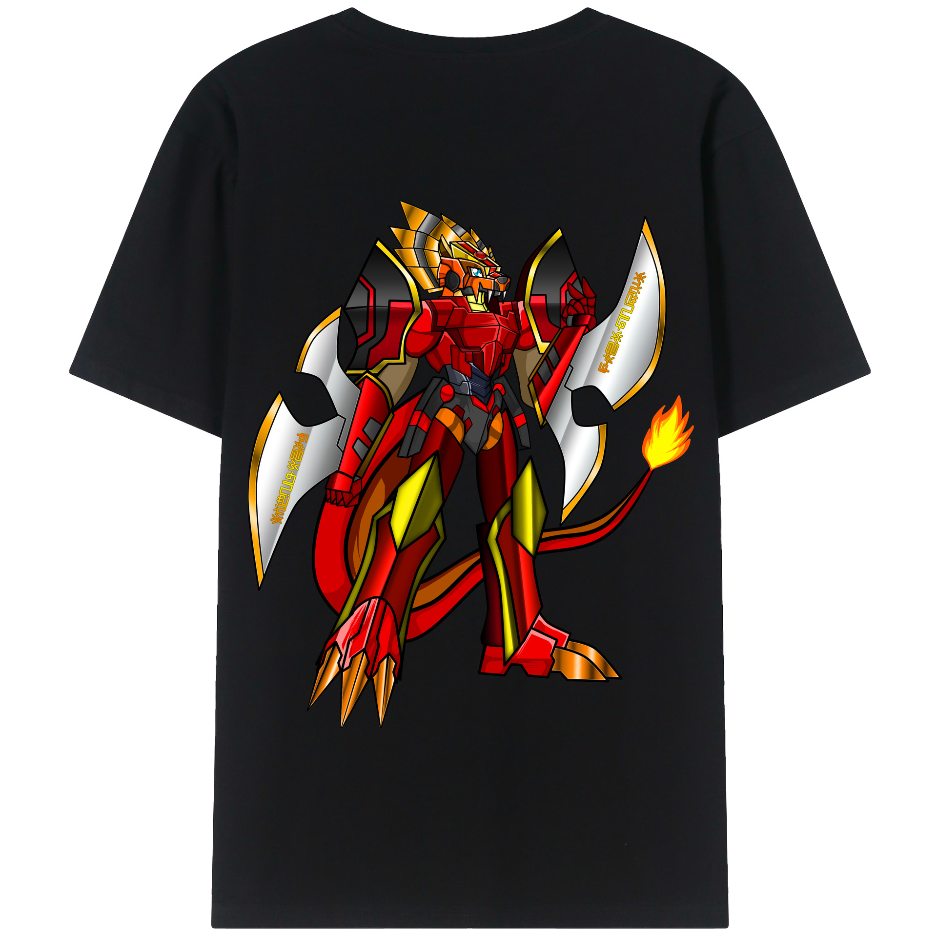 （画像用） Digimon デジタルモンスター/デジモン 綿100％半袖Tシャツ（背面プリント）