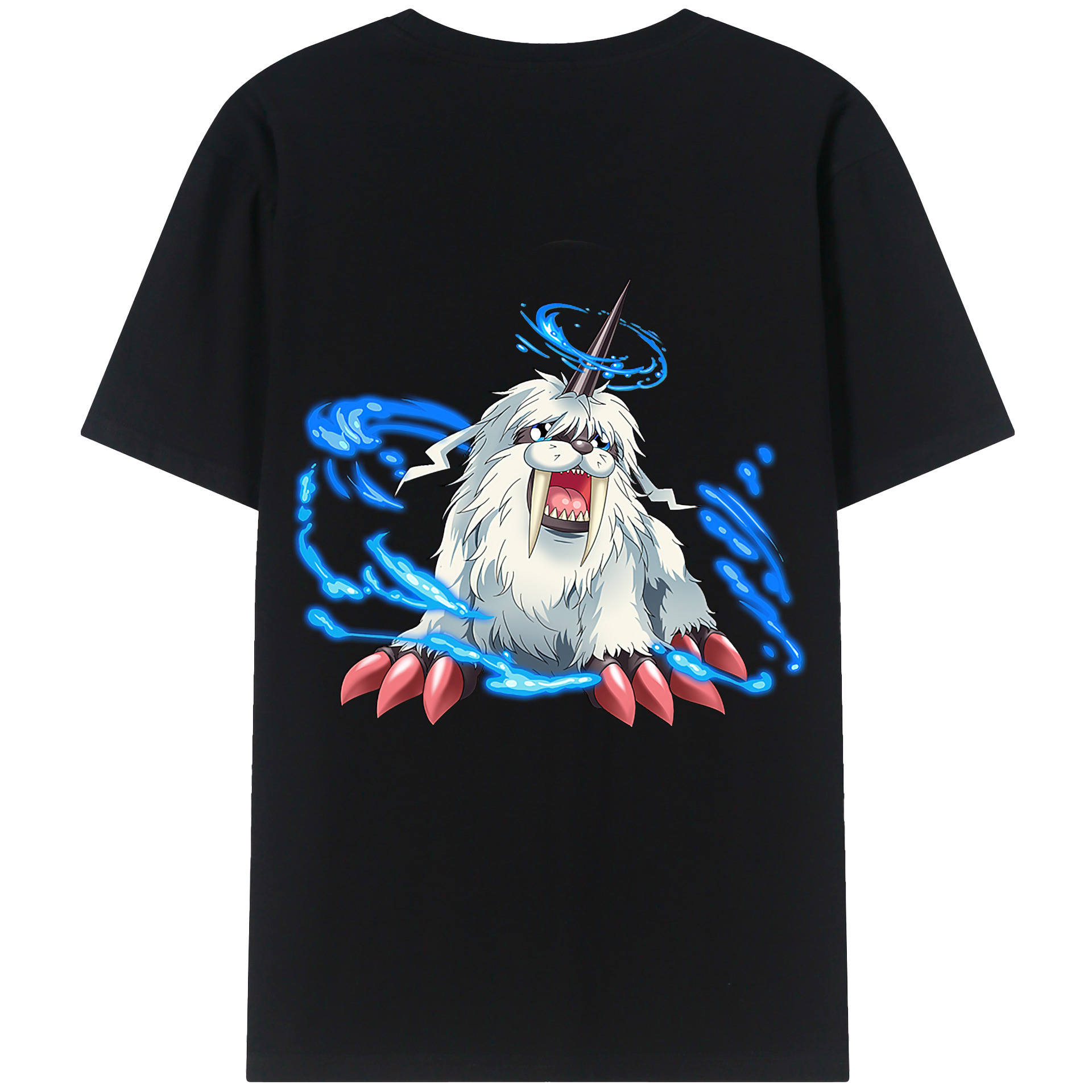 （画像用） Digimon デジタルモンスター/デジモン 綿100％半袖Tシャツ（背面プリント）
