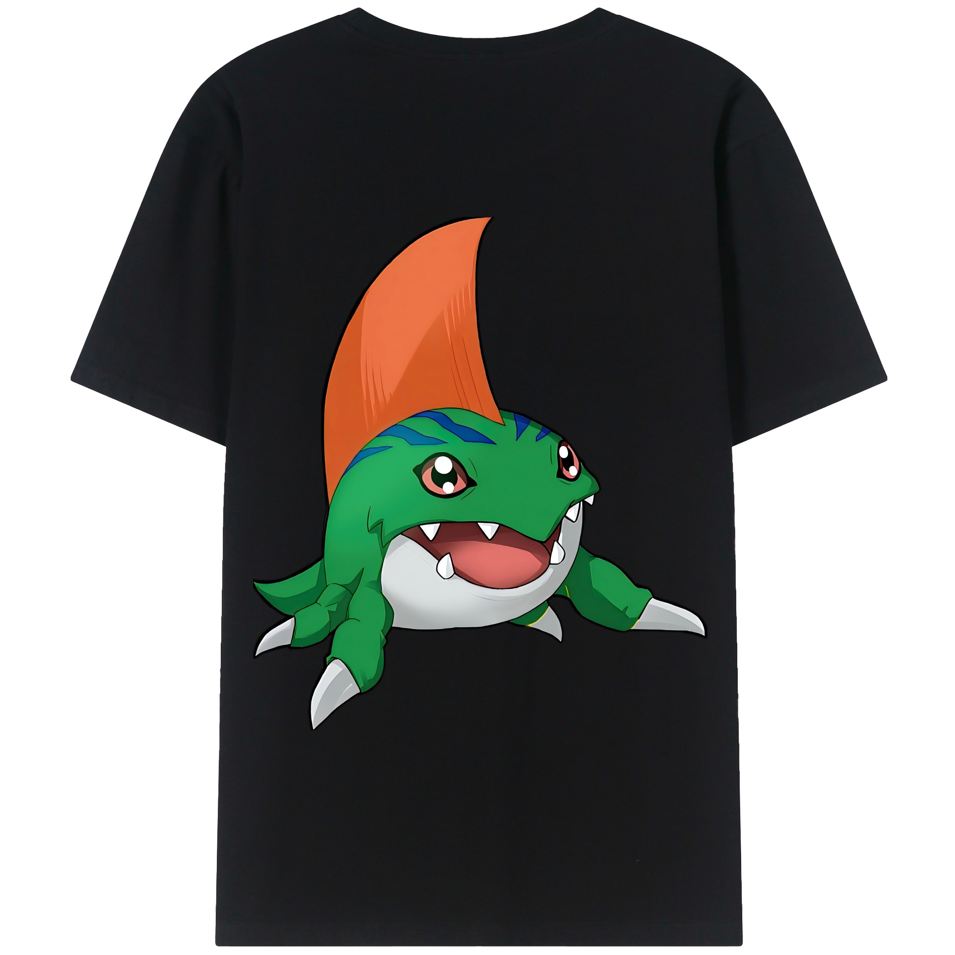 （画像用） Digimon デジタルモンスター/デジモン 綿100％半袖Tシャツ（背面プリント）