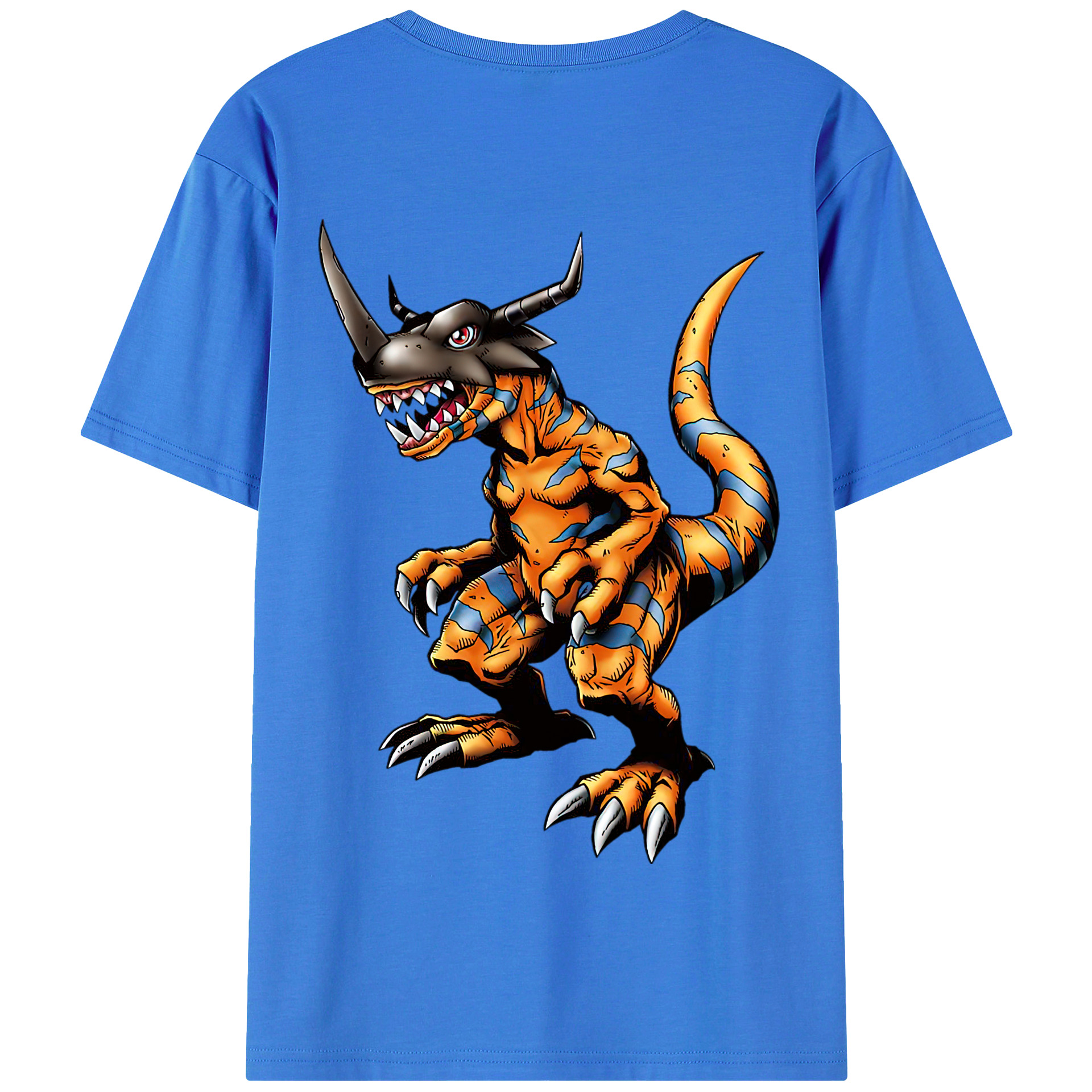 （画像用） Digimon デジタルモンスター/デジモン 綿100％半袖Tシャツ（背面プリント）