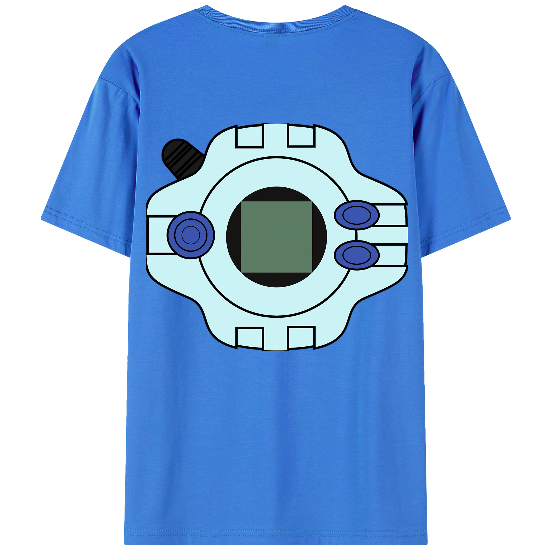 （画像用） Digimon デジタルモンスター/デジモン 綿100％半袖Tシャツ（背面プリント）