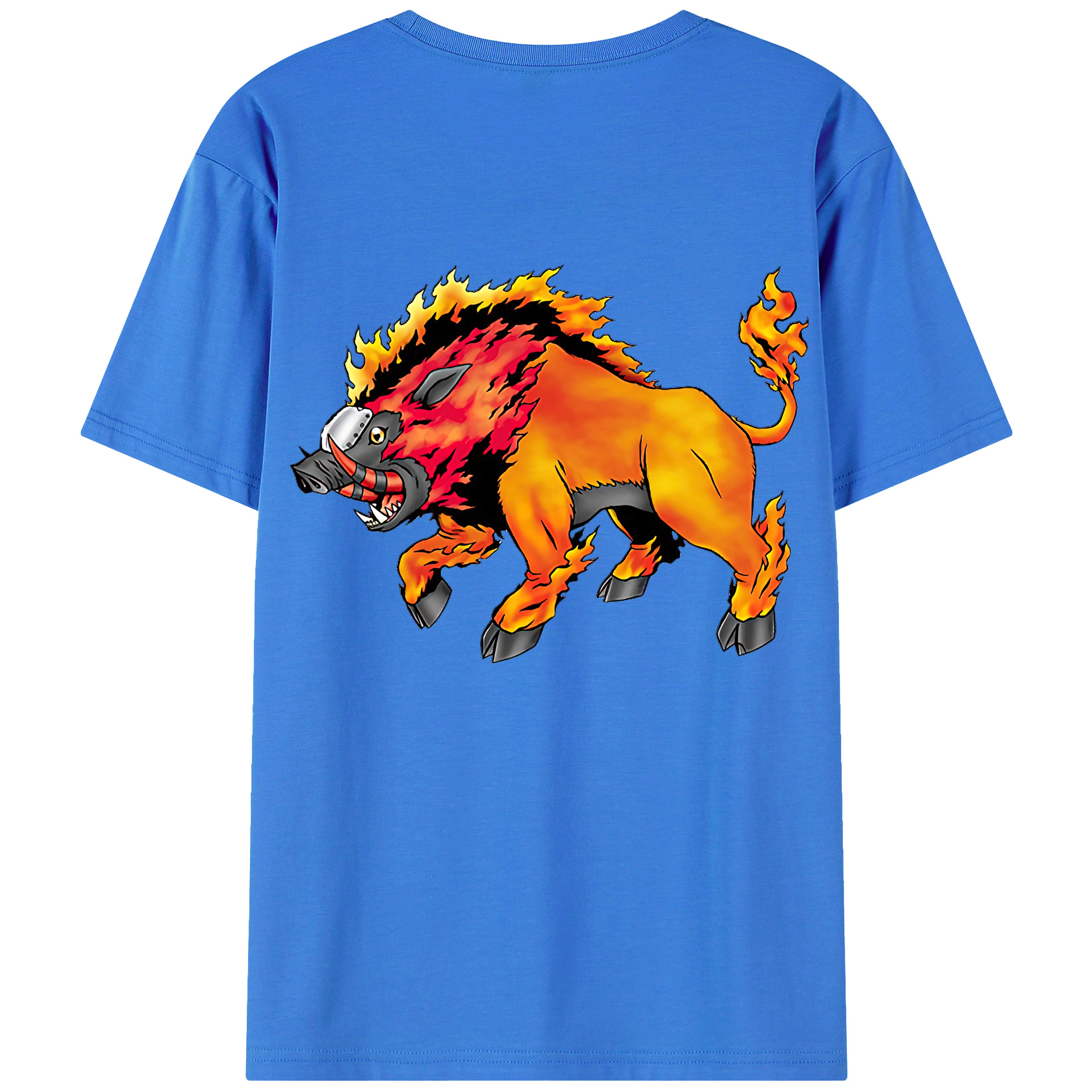 （画像用） Digimon デジタルモンスター/デジモン 綿100％半袖Tシャツ（背面プリント）