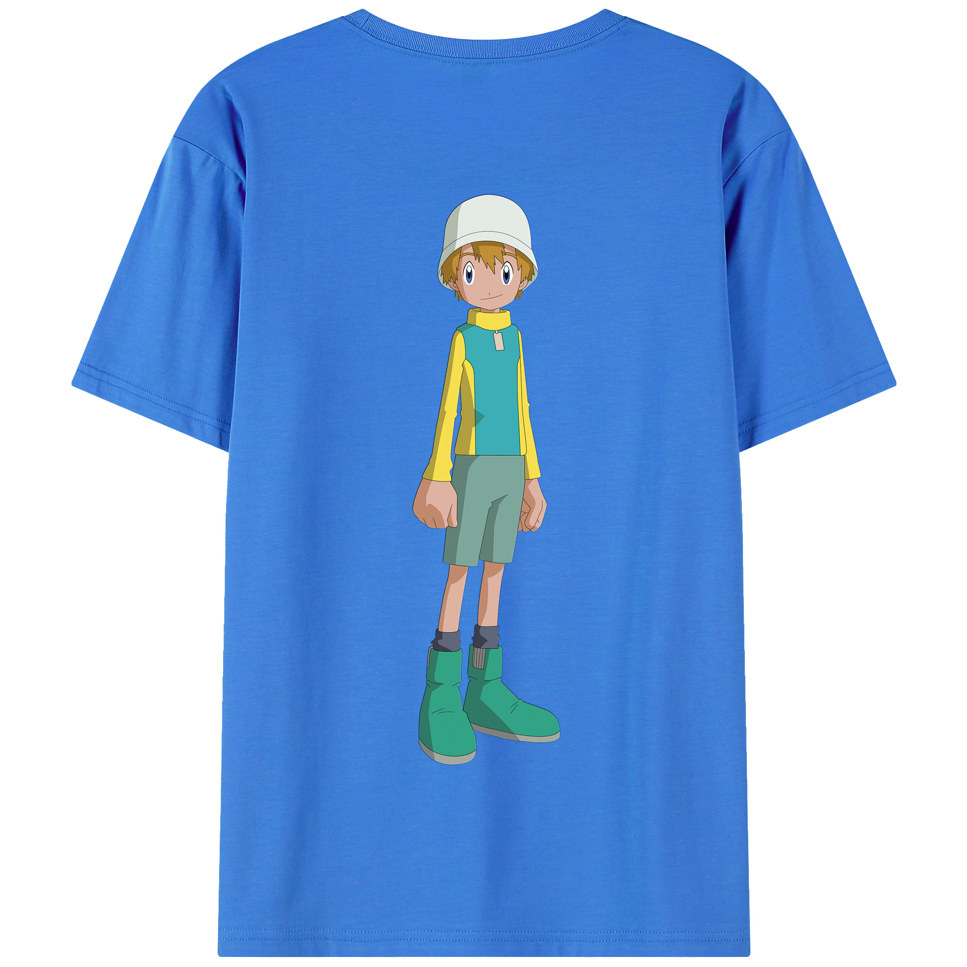 （画像用） Digimon デジタルモンスター/デジモン 綿100％半袖Tシャツ（背面プリント）