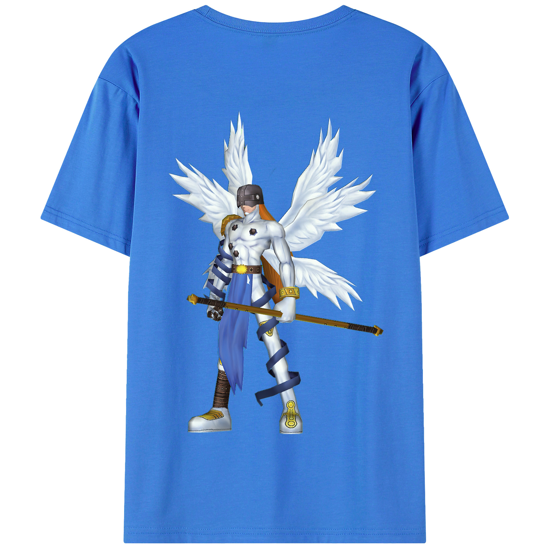 （画像用） Digimon デジタルモンスター/デジモン 綿100％半袖Tシャツ（背面プリント）