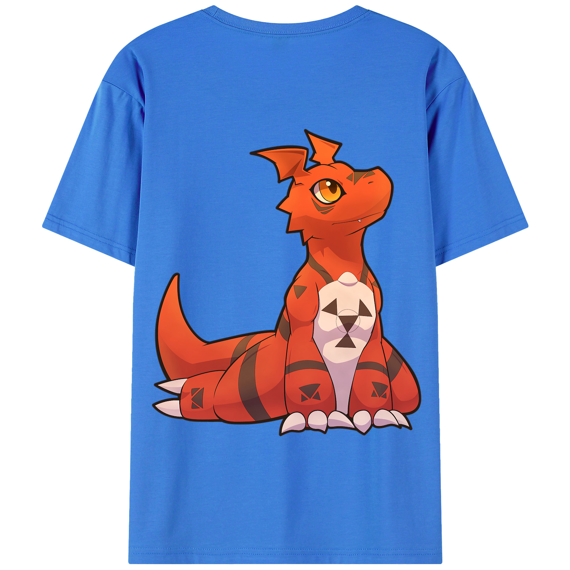 （画像用） Digimon デジタルモンスター/デジモン 綿100％半袖Tシャツ（背面プリント）