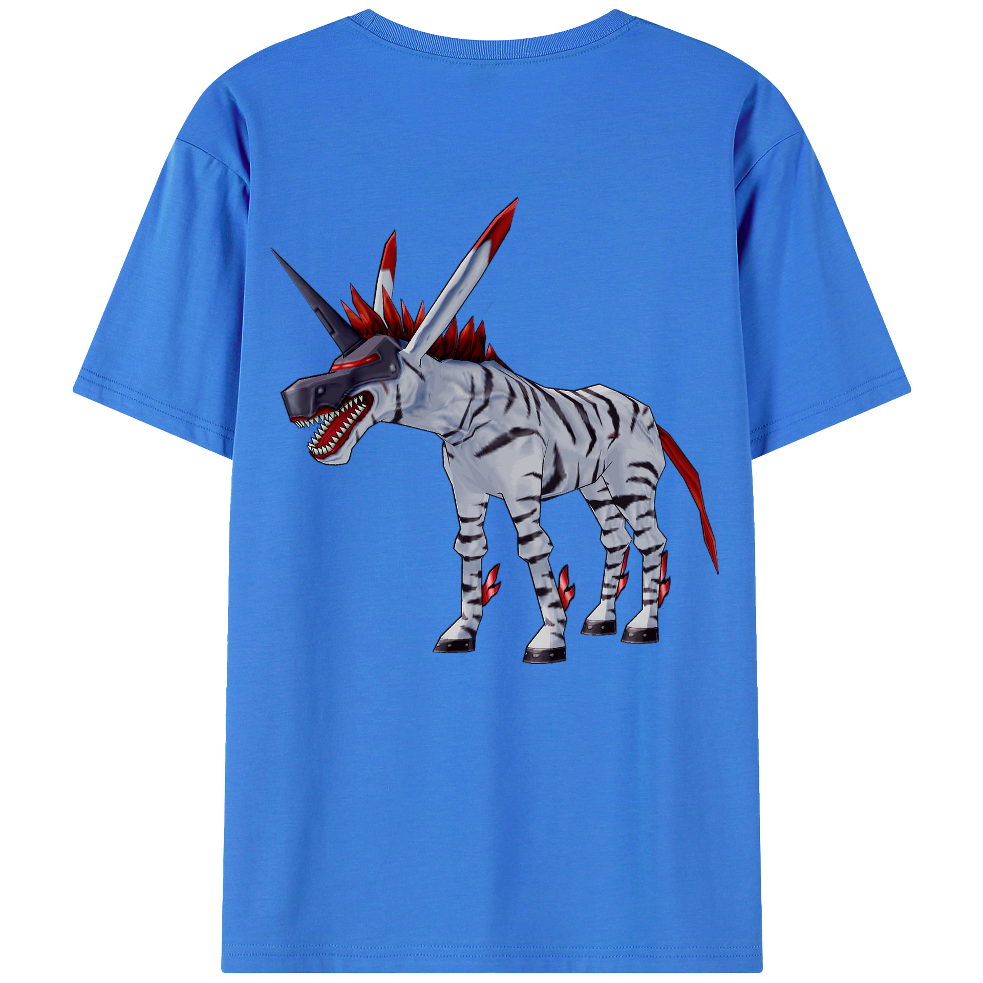 （画像用） Digimon デジタルモンスター/デジモン 綿100％半袖Tシャツ（背面プリント）