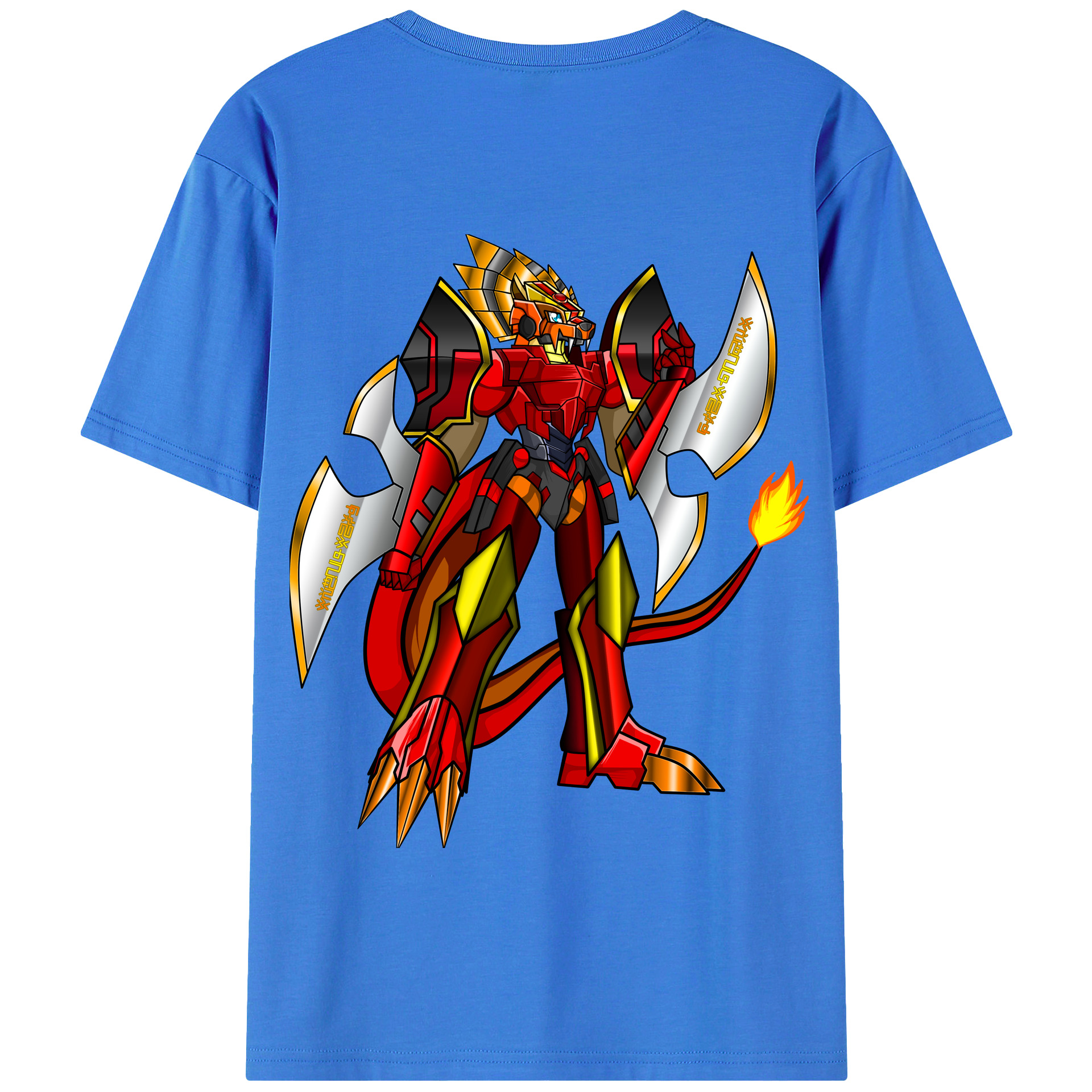 （画像用） Digimon デジタルモンスター/デジモン 綿100％半袖Tシャツ（背面プリント）