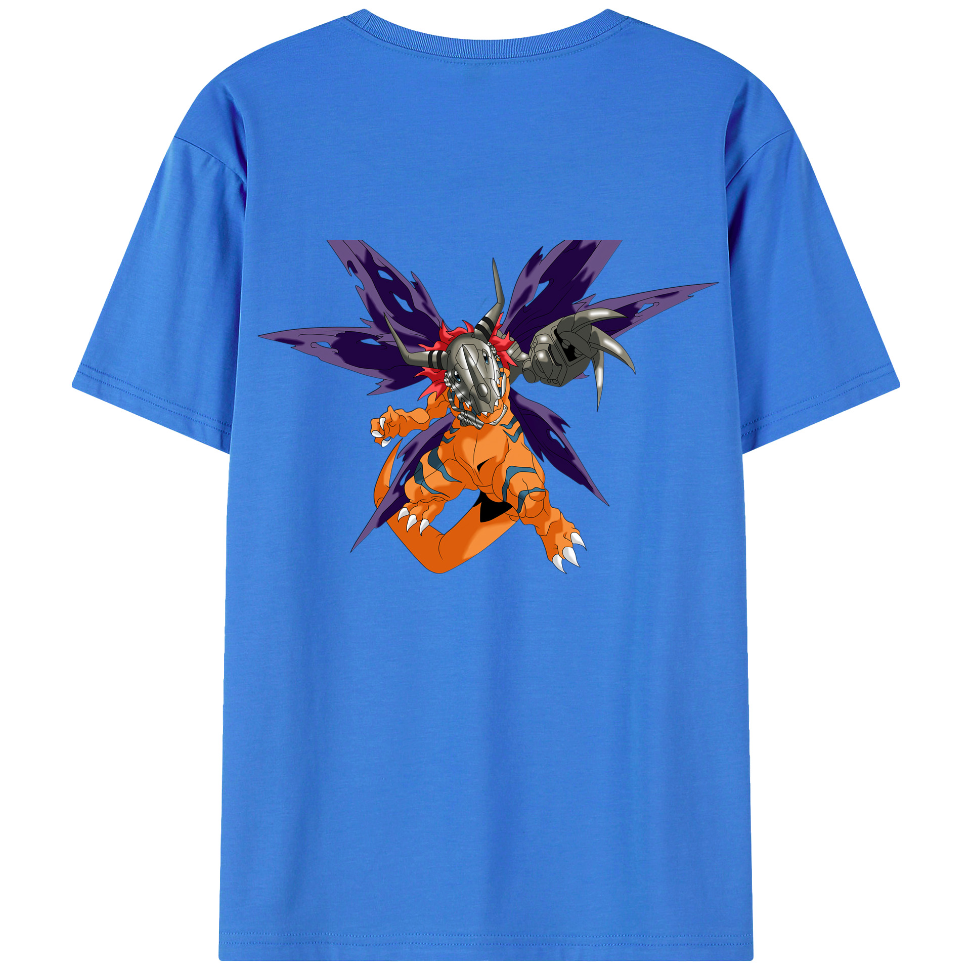 （画像用） Digimon デジタルモンスター/デジモン 綿100％半袖Tシャツ（背面プリント）