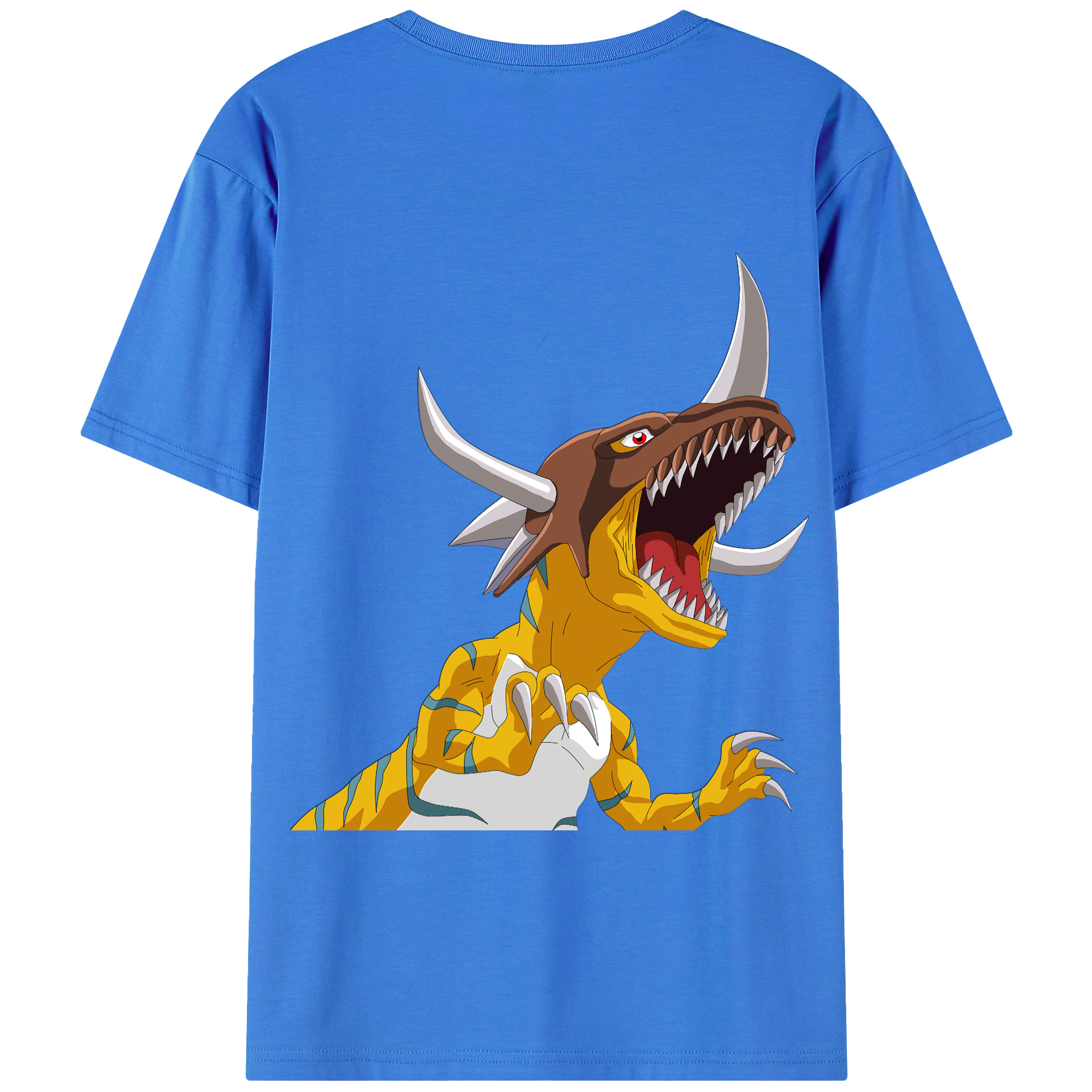 （画像用） Digimon デジタルモンスター/デジモン 綿100％半袖Tシャツ（背面プリント）