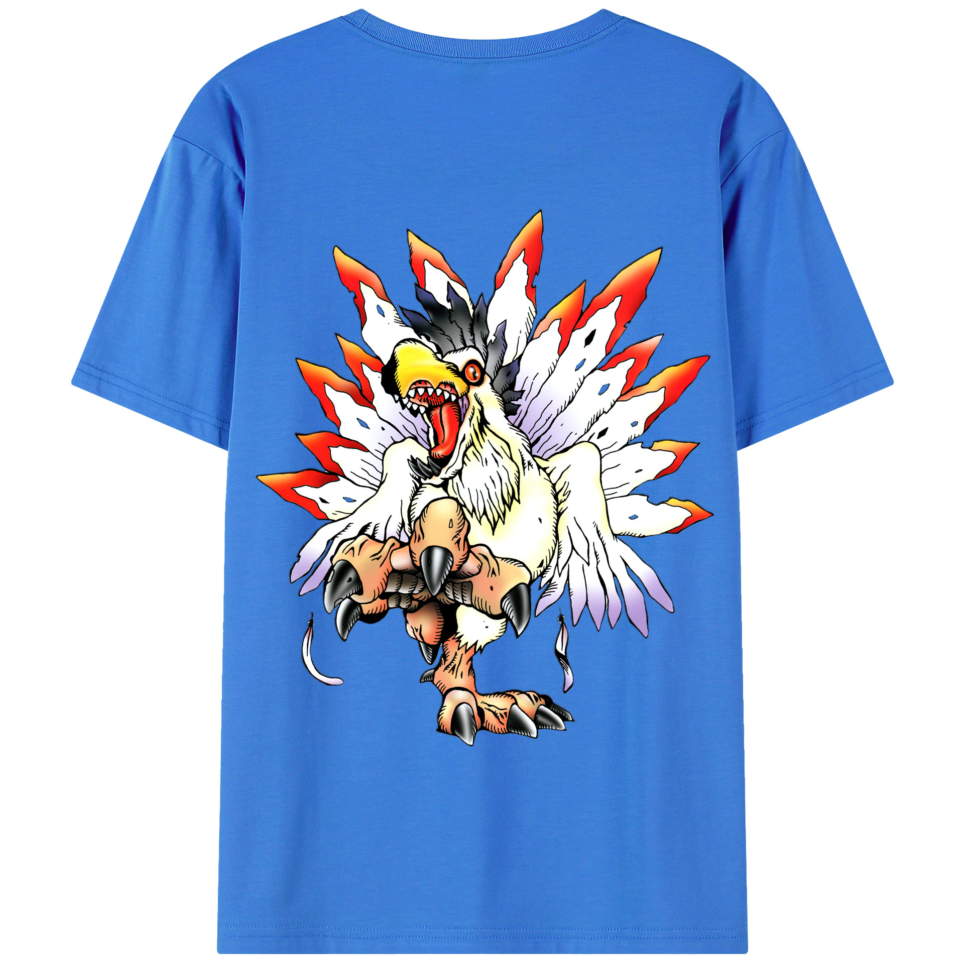 （画像用） Digimon デジタルモンスター/デジモン 綿100％半袖Tシャツ（背面プリント）