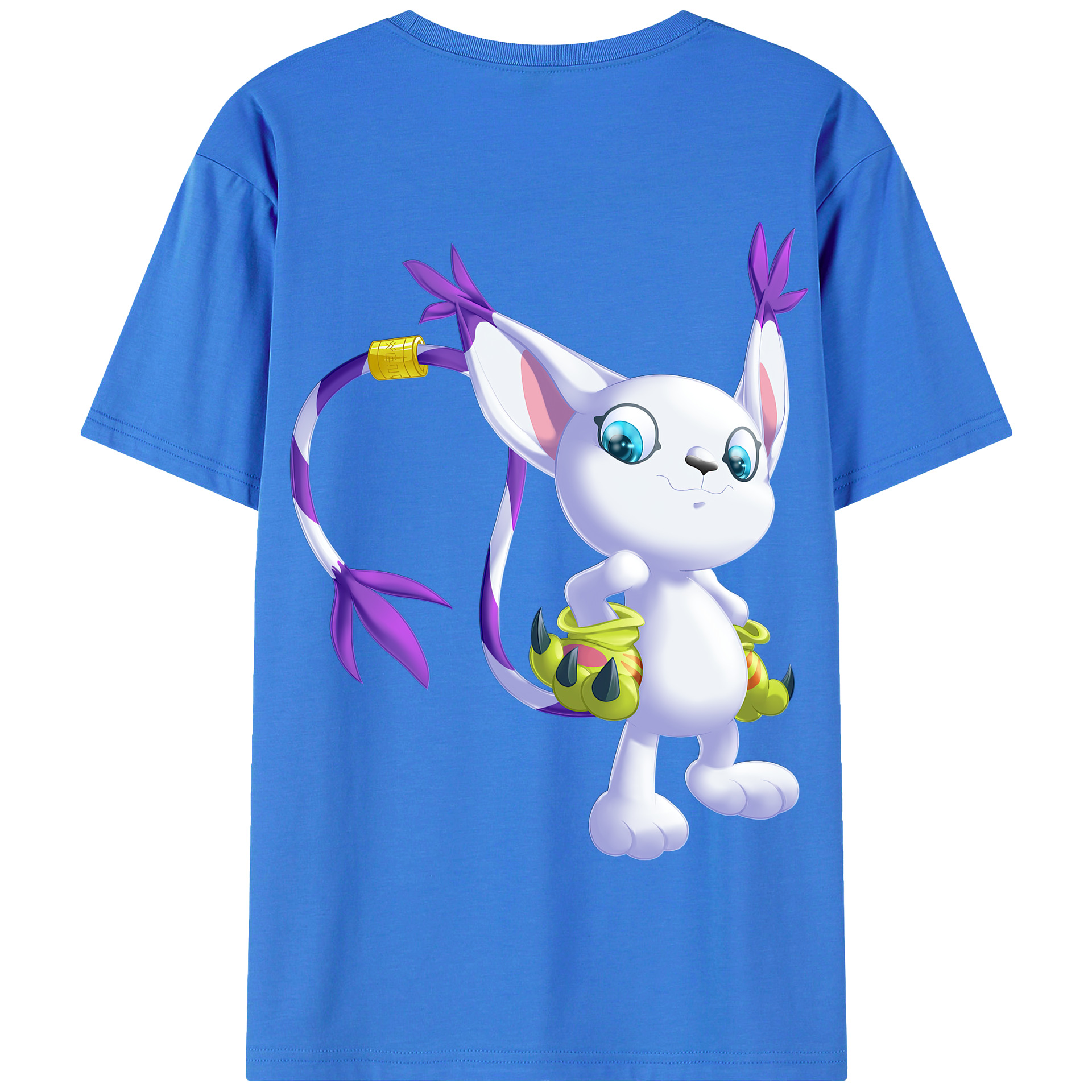 （画像用） Digimon デジタルモンスター/デジモン 綿100％半袖Tシャツ（背面プリント）