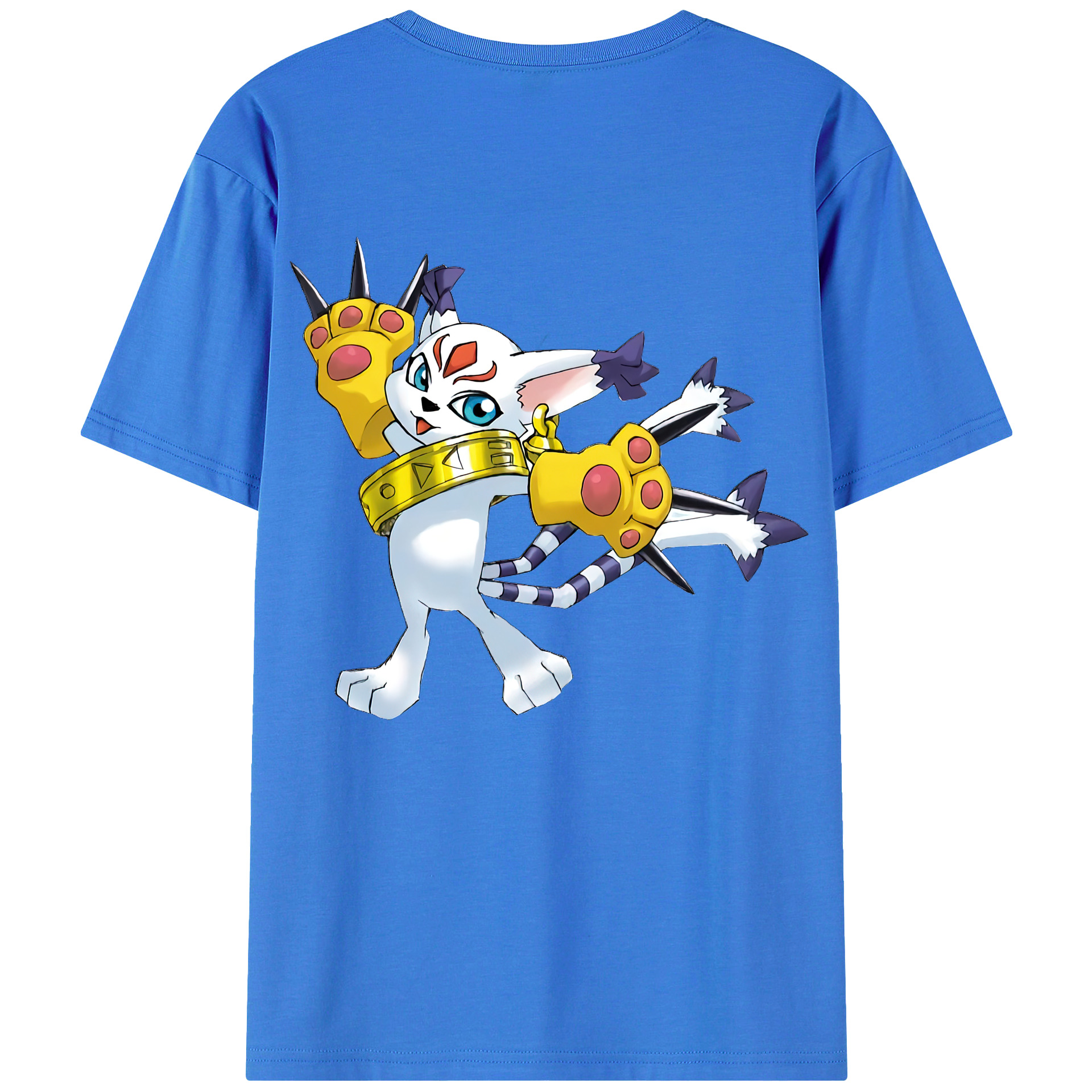 （画像用） Digimon デジタルモンスター/デジモン 綿100％半袖Tシャツ（背面プリント）