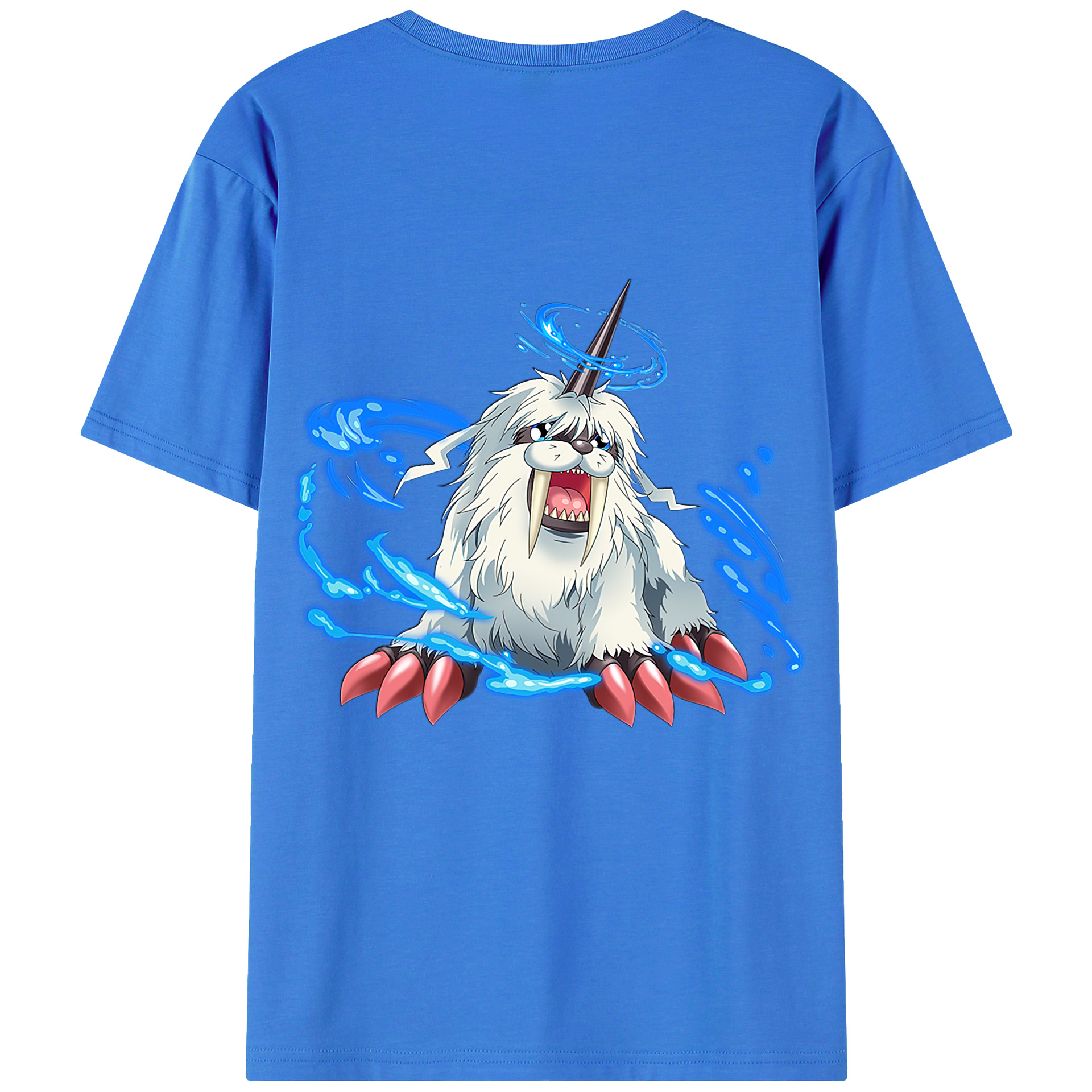 （画像用） Digimon デジタルモンスター/デジモン 綿100％半袖Tシャツ（背面プリント）