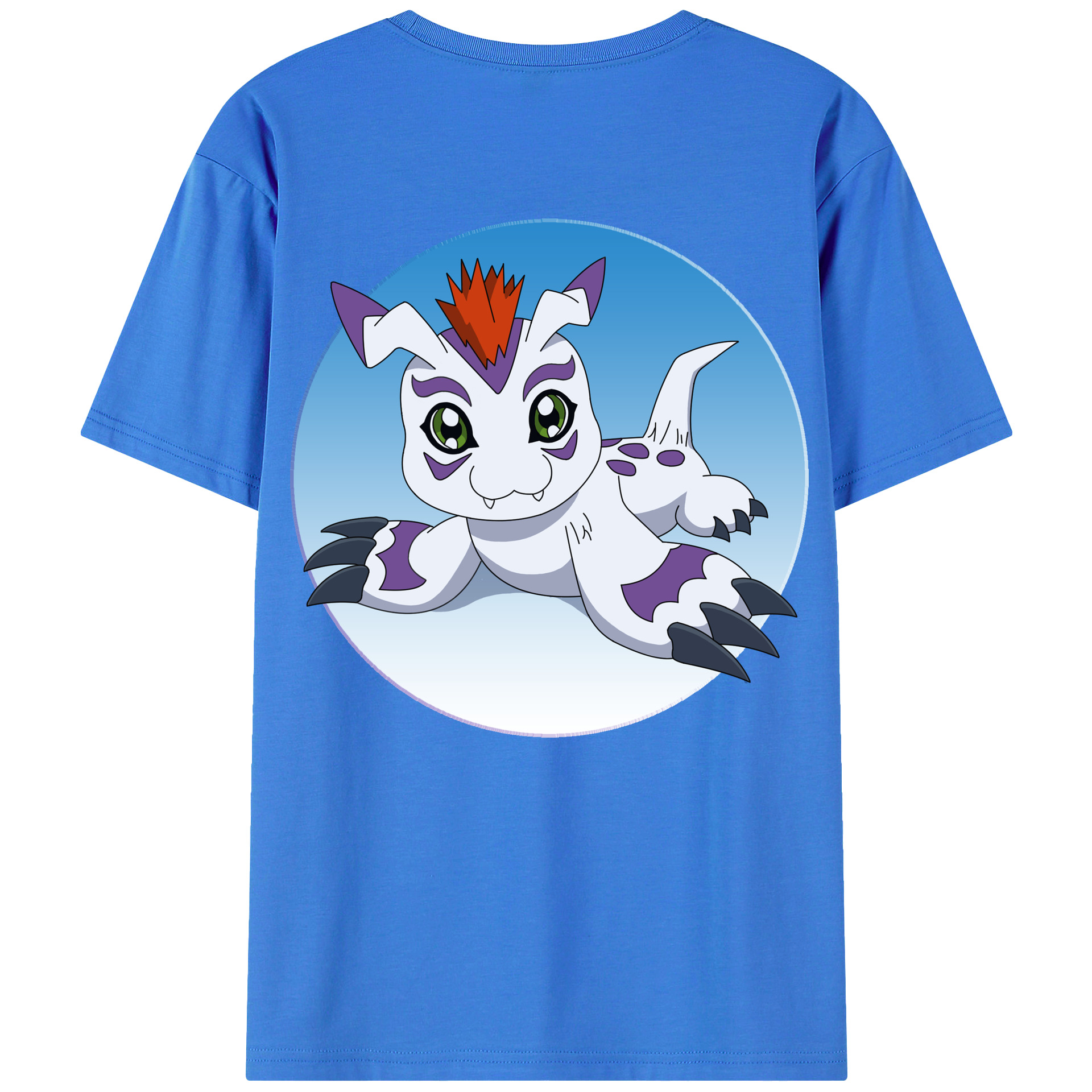 （画像用） Digimon デジタルモンスター/デジモン 綿100％半袖Tシャツ（背面プリント）