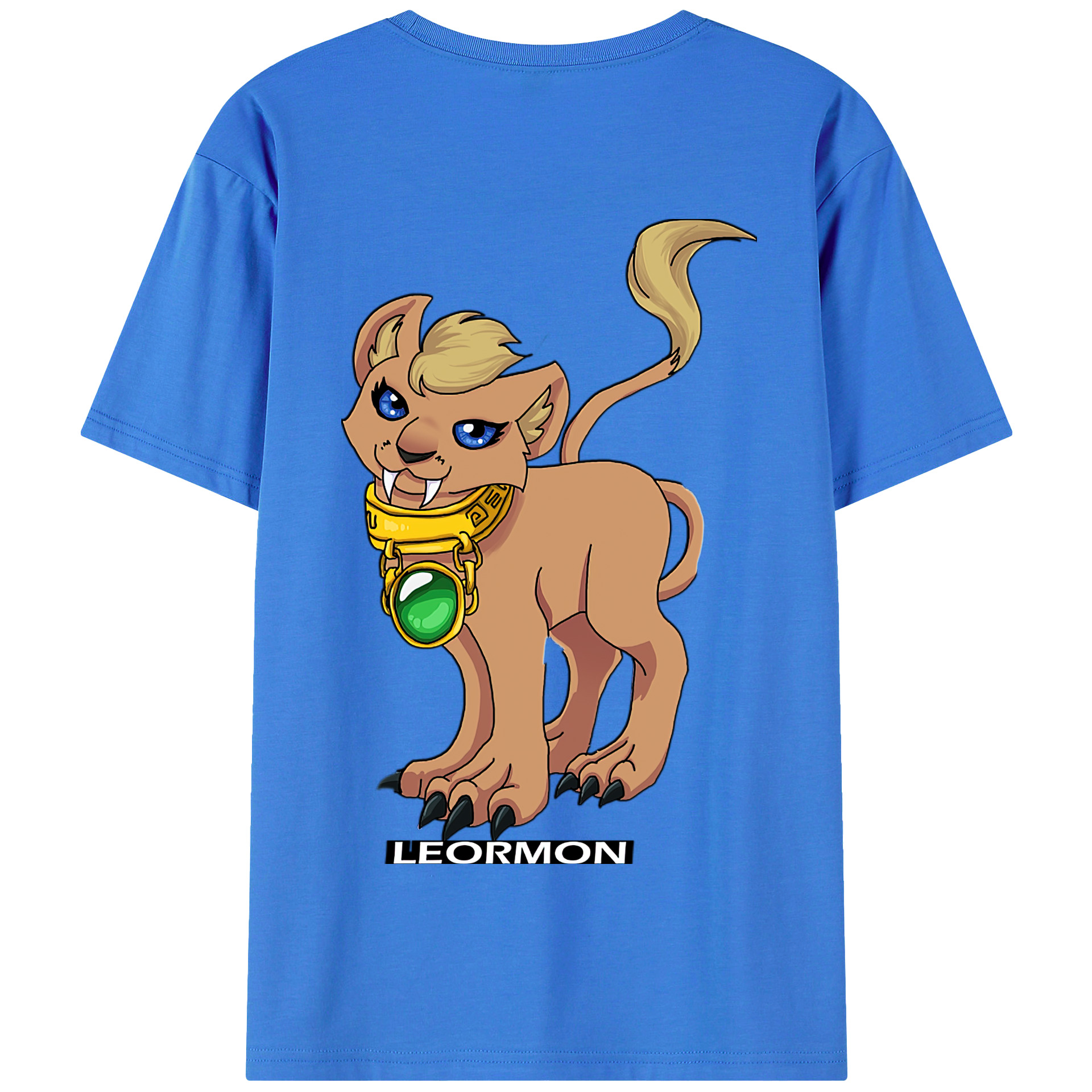 （画像用） Digimon デジタルモンスター/デジモン 綿100％半袖Tシャツ（背面プリント）