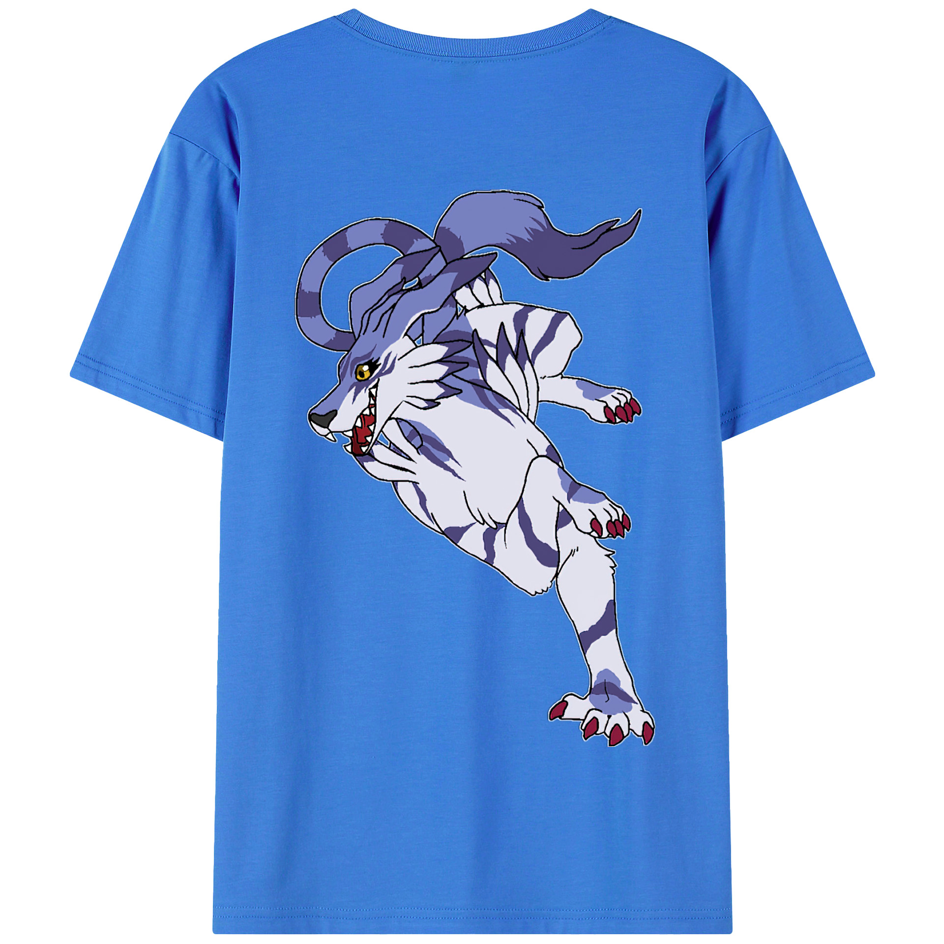（画像用） Digimon デジタルモンスター/デジモン 綿100％半袖Tシャツ（背面プリント）