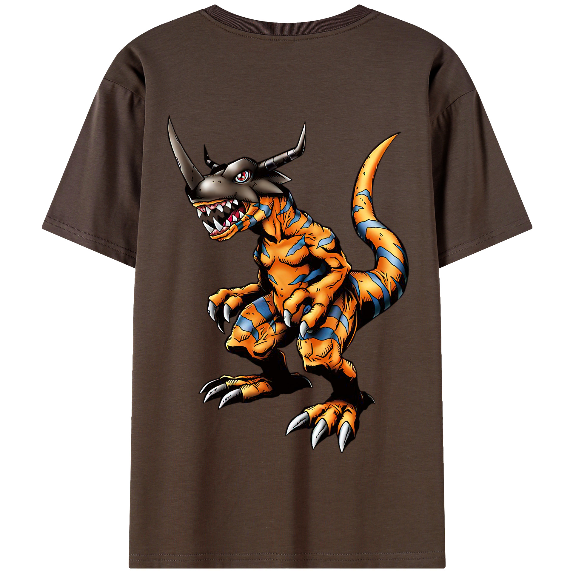 （画像用） Digimon デジタルモンスター/デジモン 綿100％半袖Tシャツ（背面プリント）