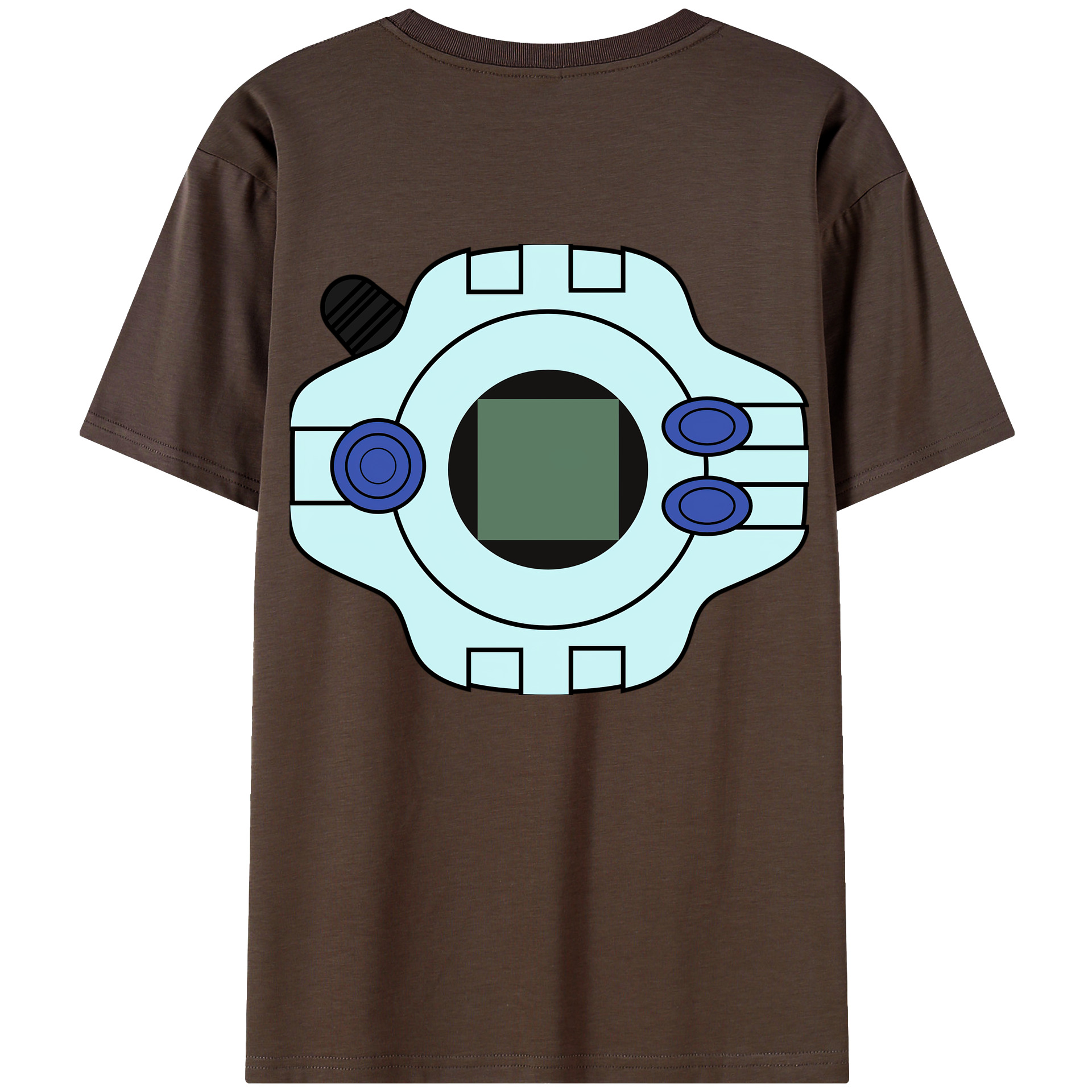 （画像用） Digimon デジタルモンスター/デジモン 綿100％半袖Tシャツ（背面プリント）