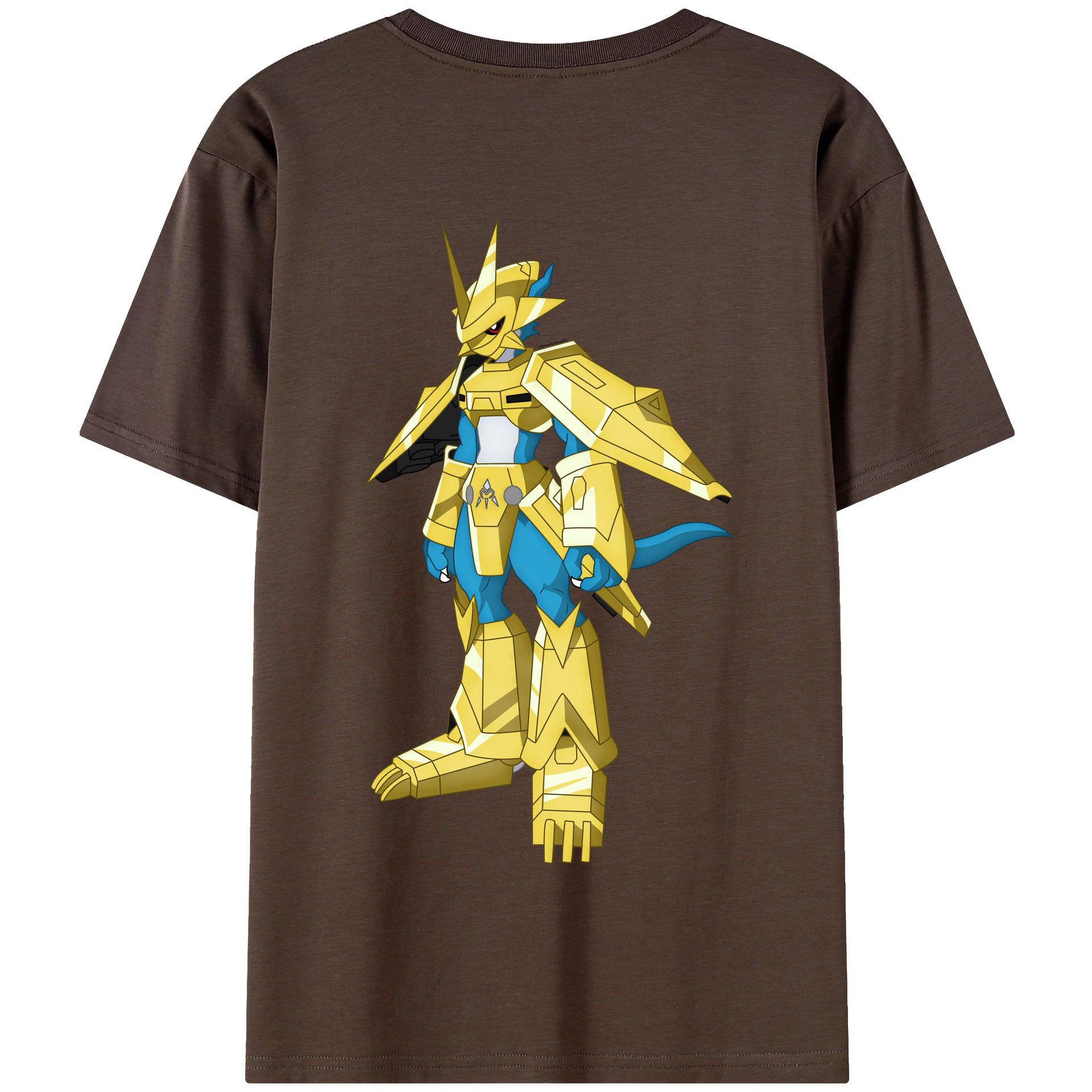 （画像用） Digimon デジタルモンスター/デジモン 綿100％半袖Tシャツ（背面プリント）