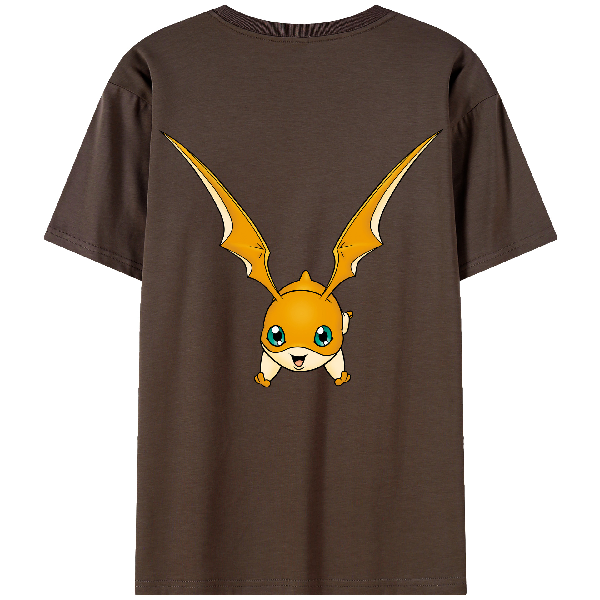 （画像用） Digimon デジタルモンスター/デジモン 綿100％半袖Tシャツ（背面プリント）