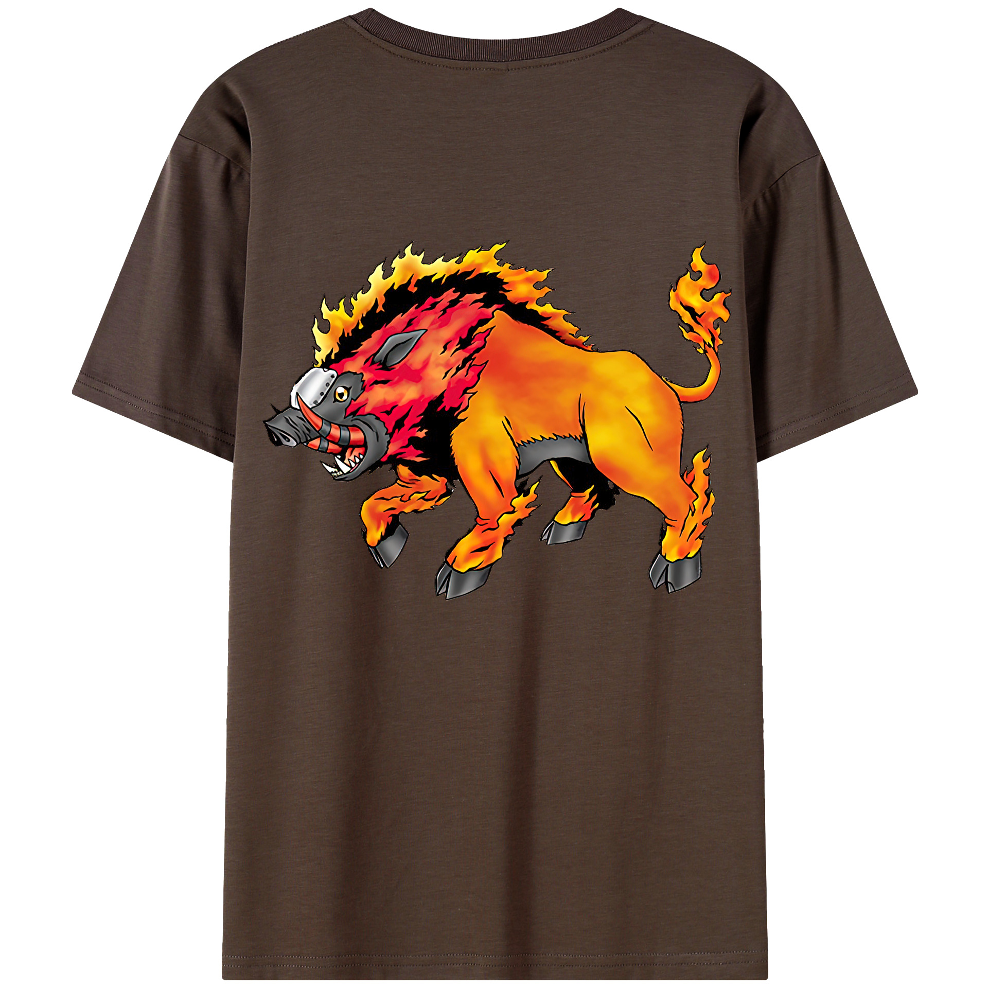 （画像用） Digimon デジタルモンスター/デジモン 綿100％半袖Tシャツ（背面プリント）