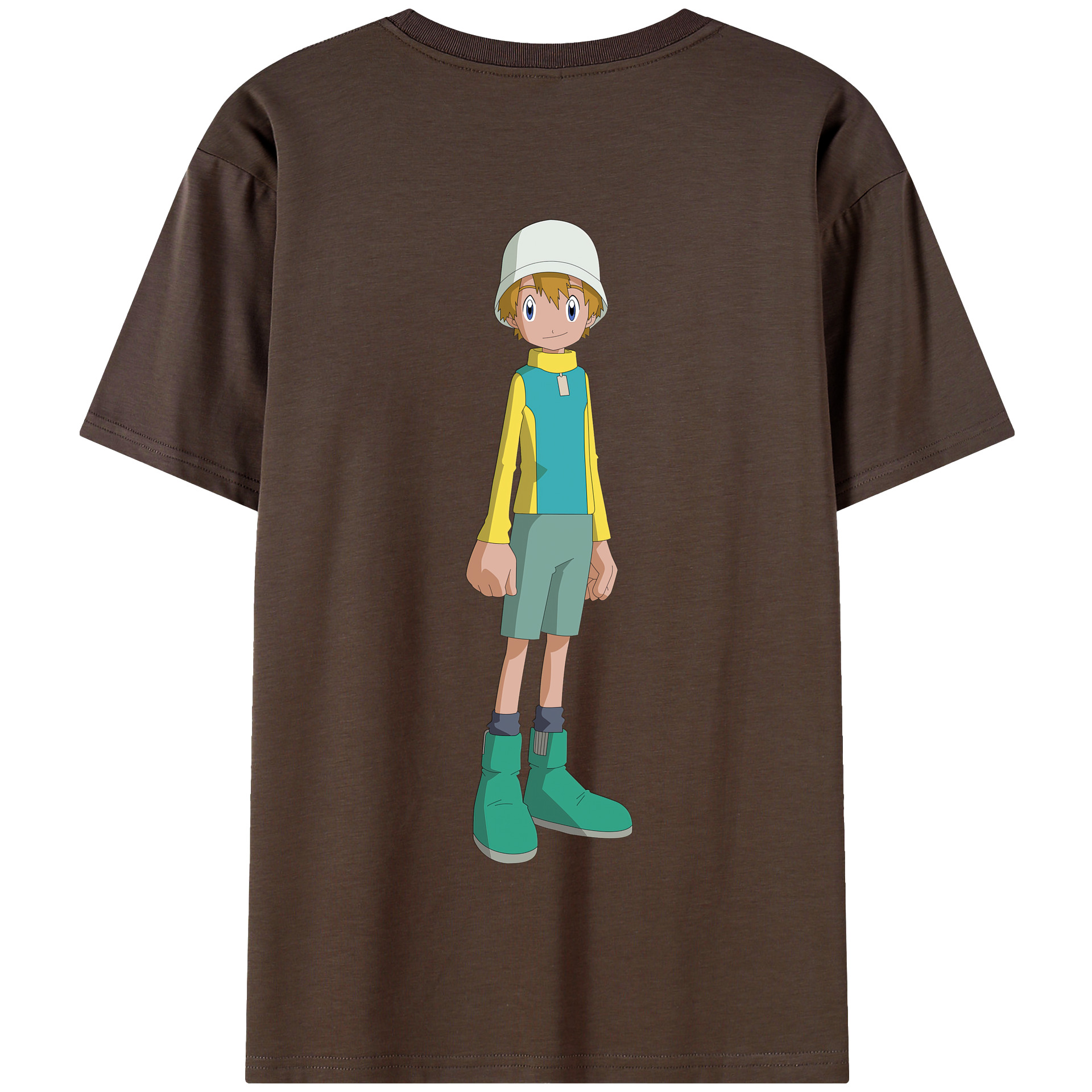 （画像用） Digimon デジタルモンスター/デジモン 綿100％半袖Tシャツ（背面プリント）