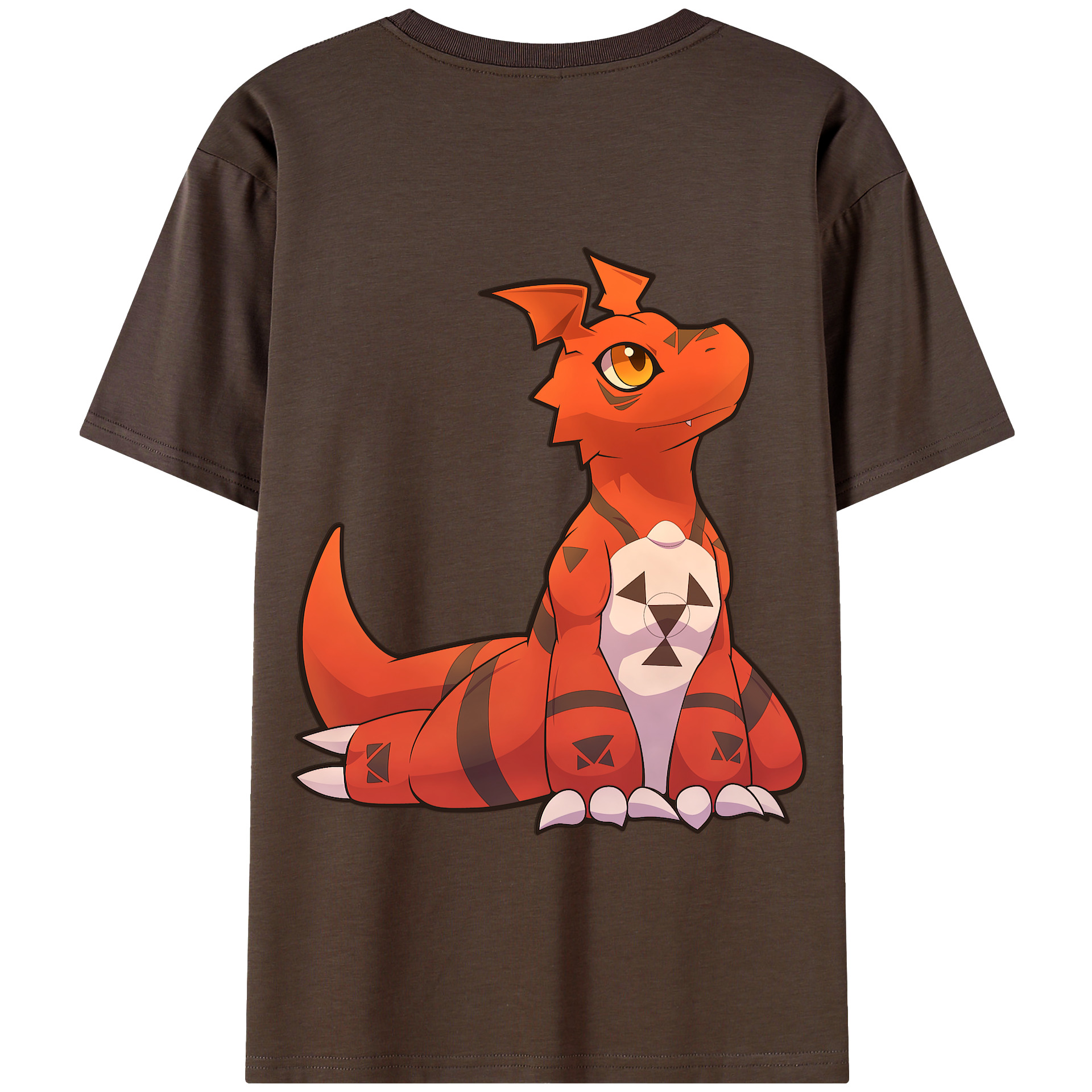 （画像用） Digimon デジタルモンスター/デジモン 綿100％半袖Tシャツ（背面プリント）