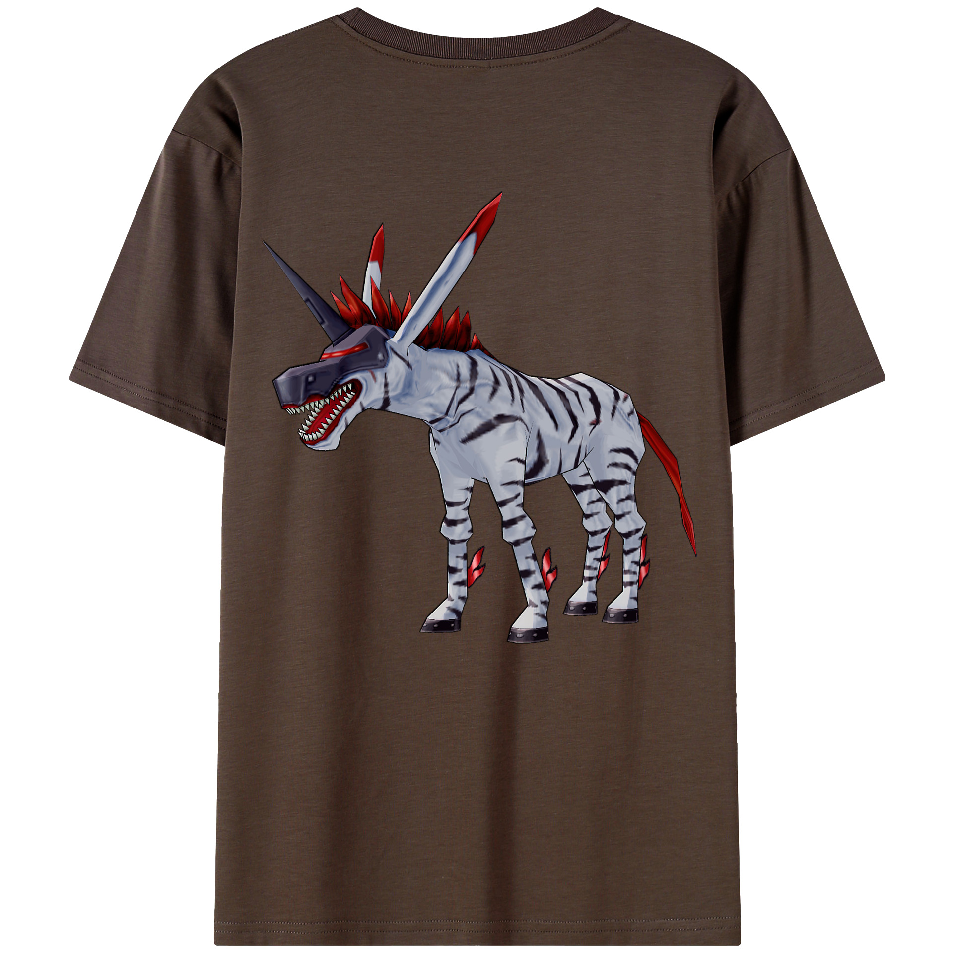 （画像用） Digimon デジタルモンスター/デジモン 綿100％半袖Tシャツ（背面プリント）