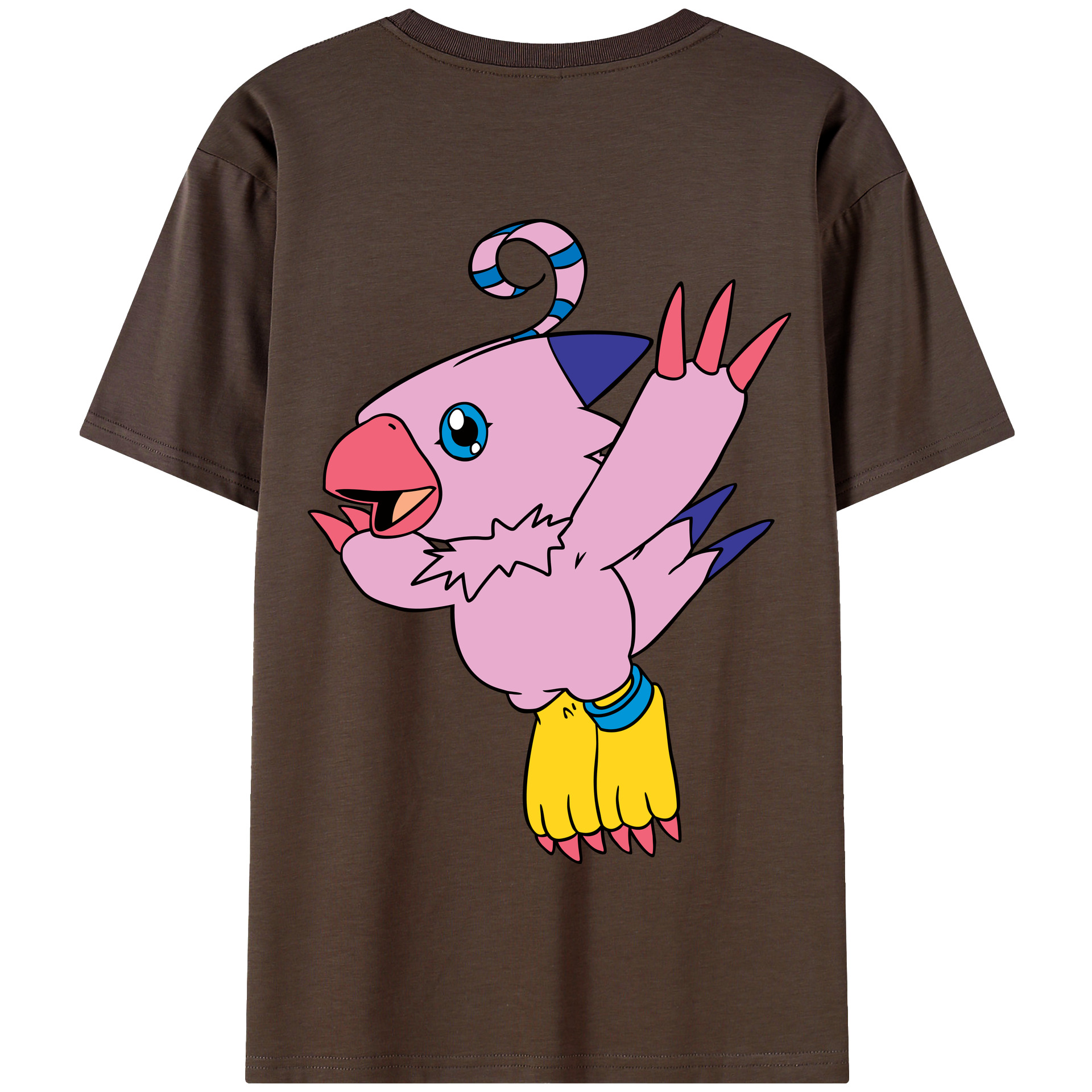 （画像用） Digimon デジタルモンスター/デジモン 綿100％半袖Tシャツ（背面プリント）