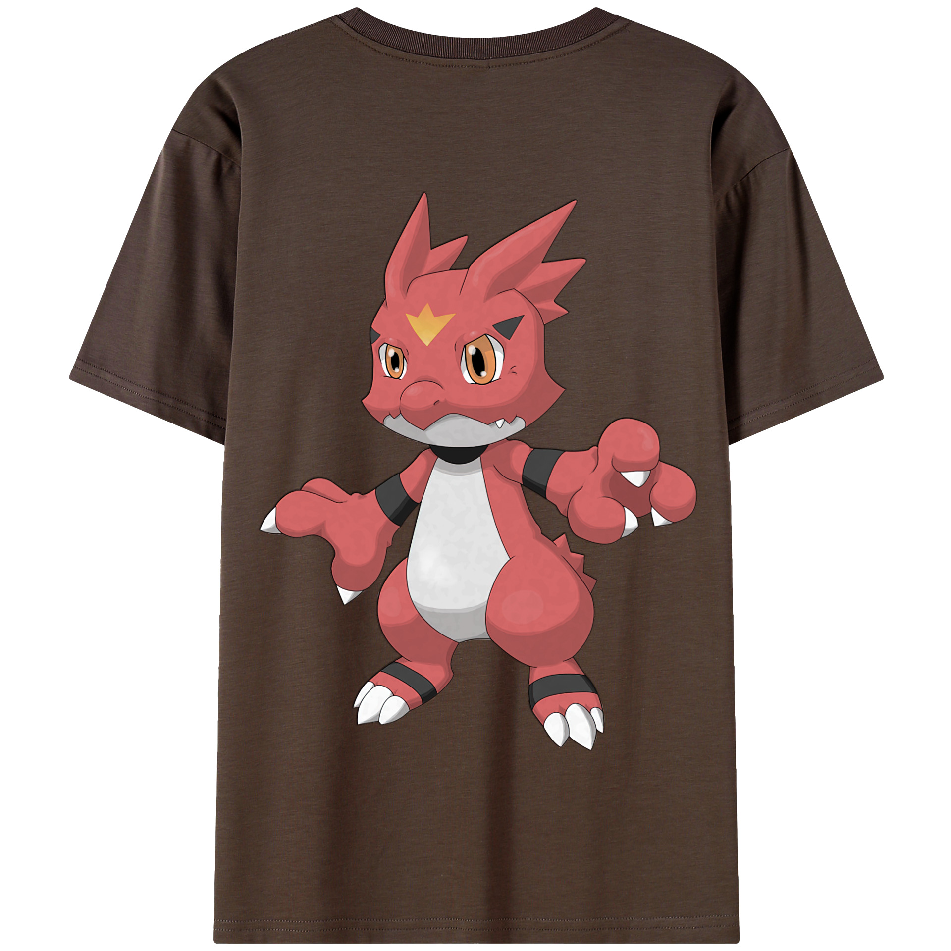 （画像用） Digimon デジタルモンスター/デジモン 綿100％半袖Tシャツ（背面プリント）