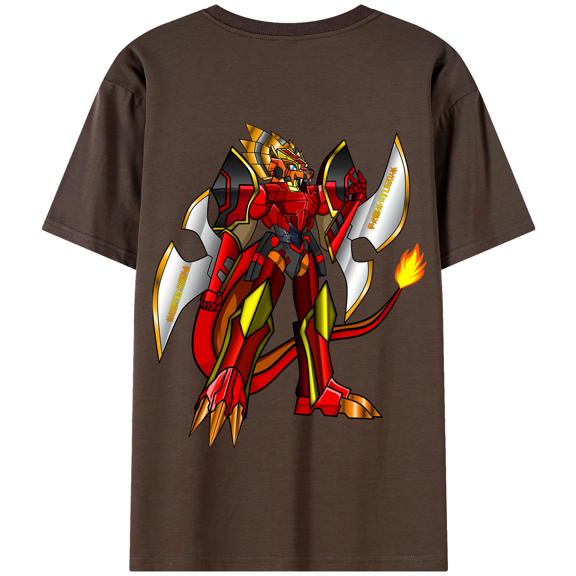 （画像用） Digimon デジタルモンスター/デジモン 綿100％半袖Tシャツ（背面プリント）