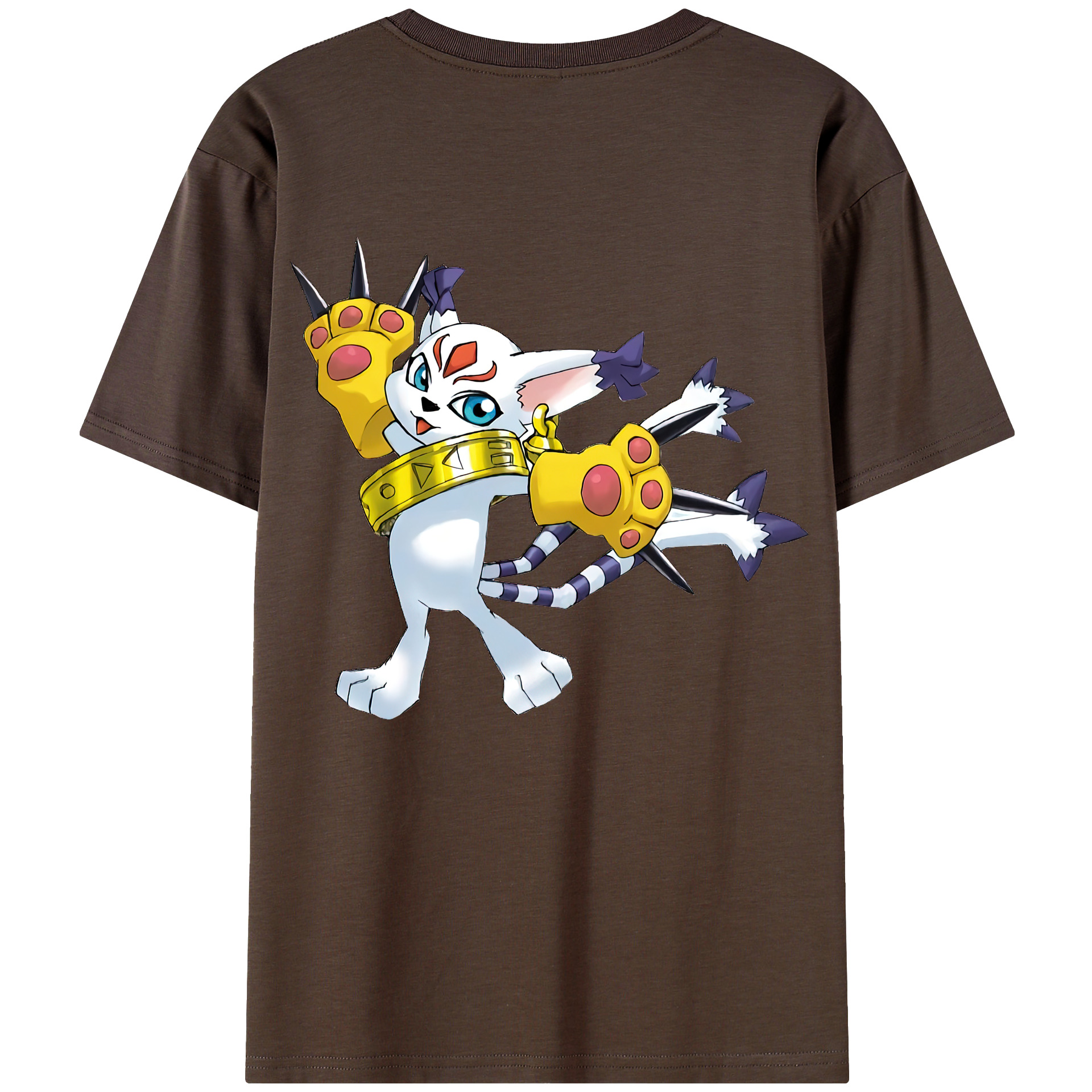（画像用） Digimon デジタルモンスター/デジモン 綿100％半袖Tシャツ（背面プリント）