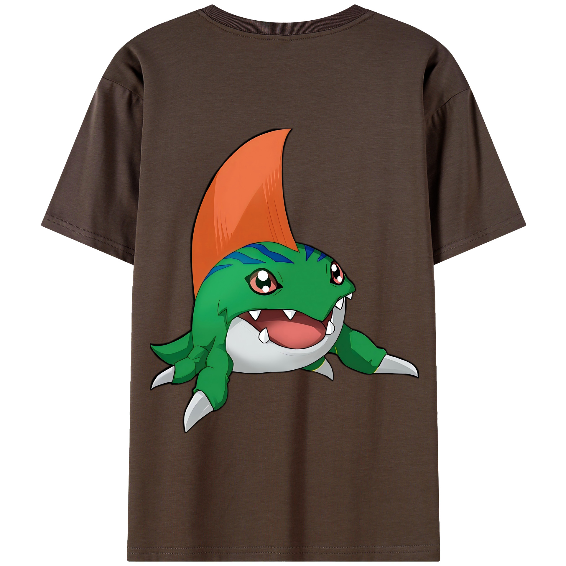 （画像用） Digimon デジタルモンスター/デジモン 綿100％半袖Tシャツ（背面プリント）