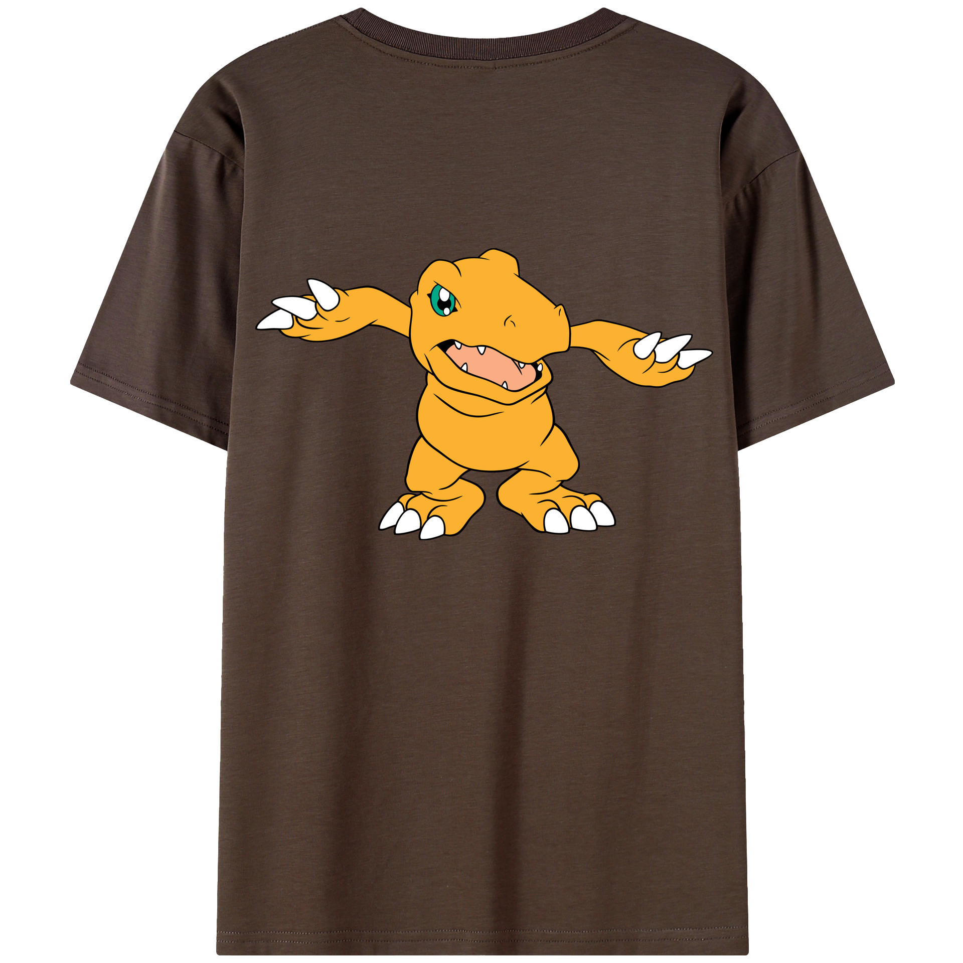 （画像用） Digimon デジタルモンスター/デジモン 綿100％半袖Tシャツ（背面プリント）