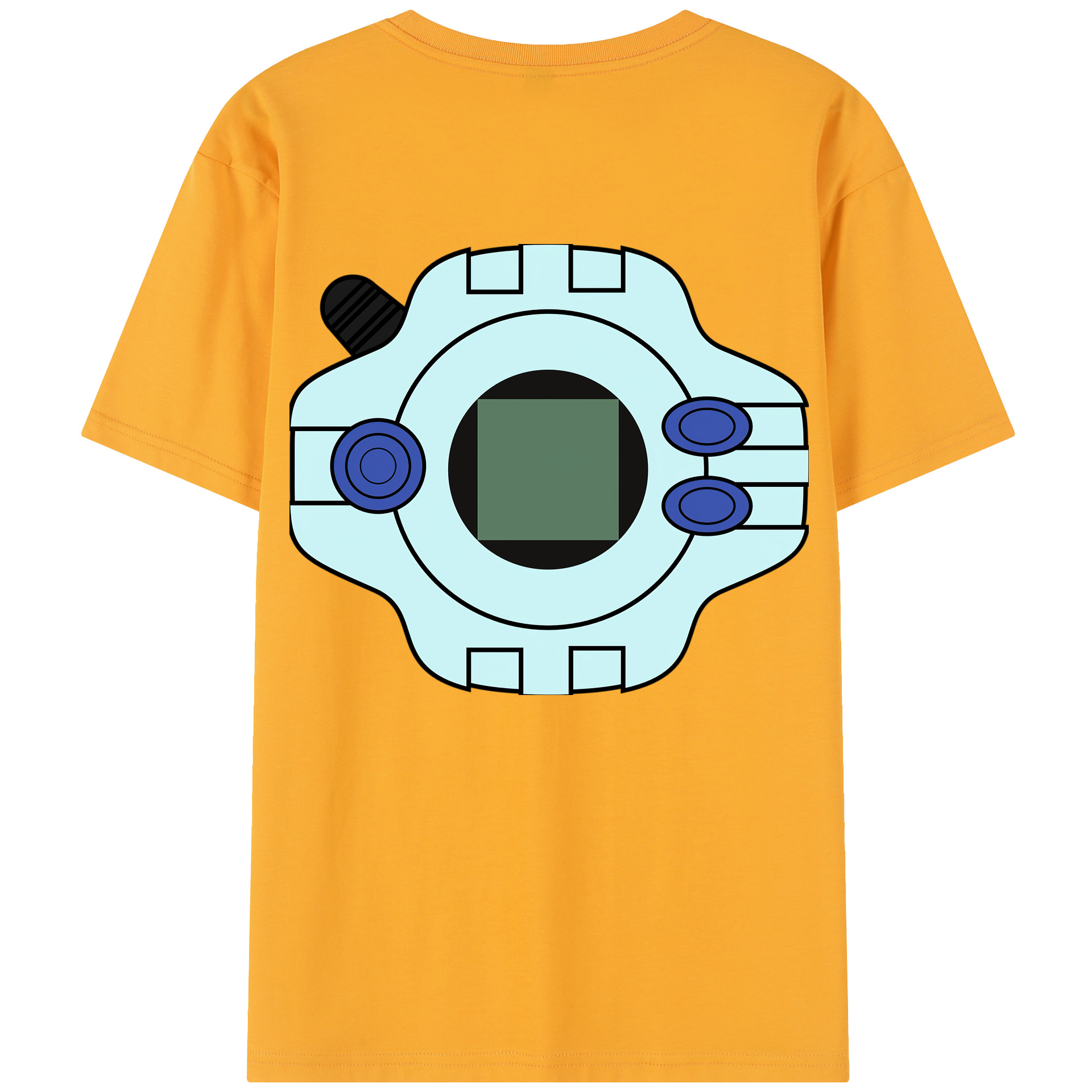 （画像用） Digimon デジタルモンスター/デジモン 綿100％半袖Tシャツ（背面プリント）