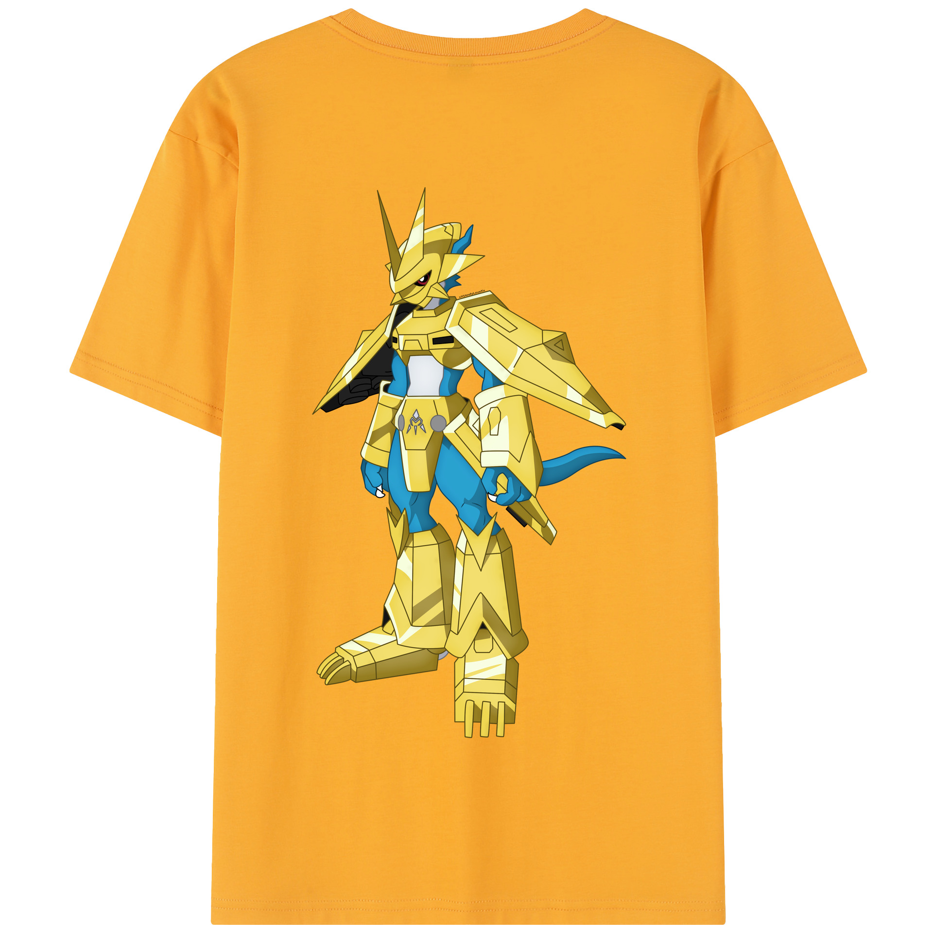 （画像用） Digimon デジタルモンスター/デジモン 綿100％半袖Tシャツ（背面プリント）