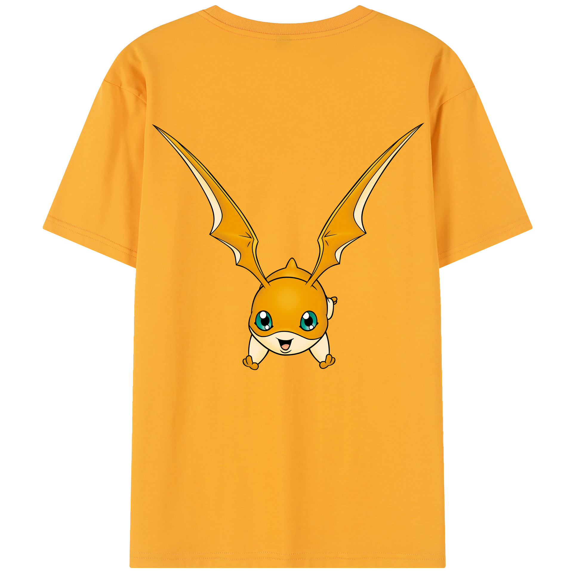 （画像用） Digimon デジタルモンスター/デジモン 綿100％半袖Tシャツ（背面プリント）