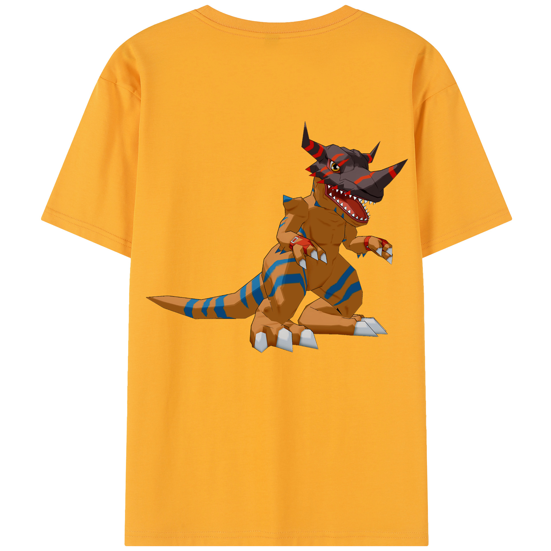 （画像用） Digimon デジタルモンスター/デジモン 綿100％半袖Tシャツ（背面プリント）