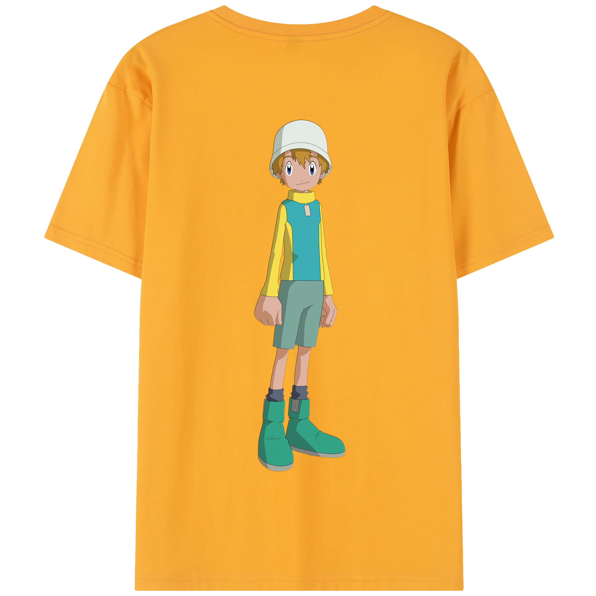 （画像用） Digimon デジタルモンスター/デジモン 綿100％半袖Tシャツ（背面プリント）
