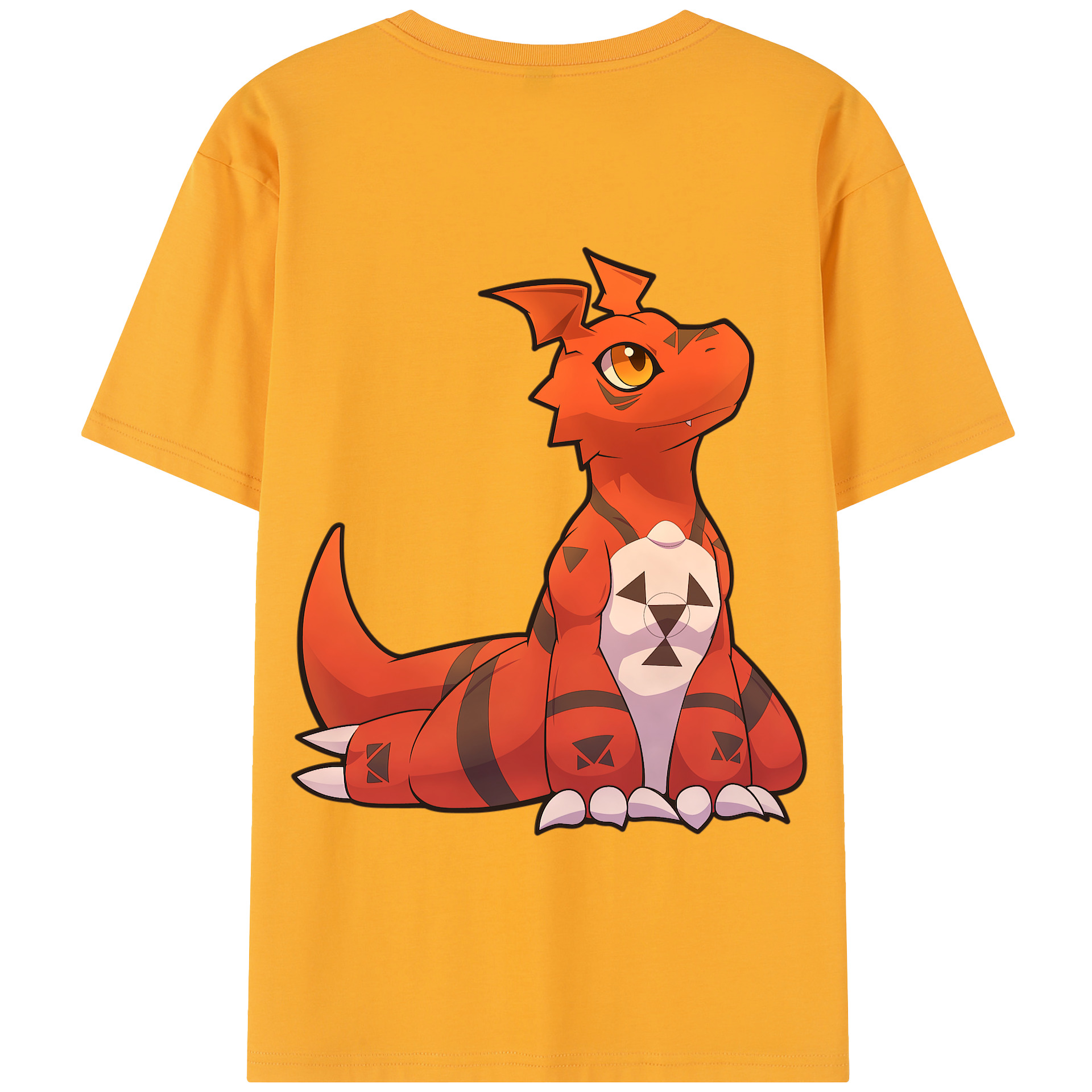 （画像用） Digimon デジタルモンスター/デジモン 綿100％半袖Tシャツ（背面プリント）