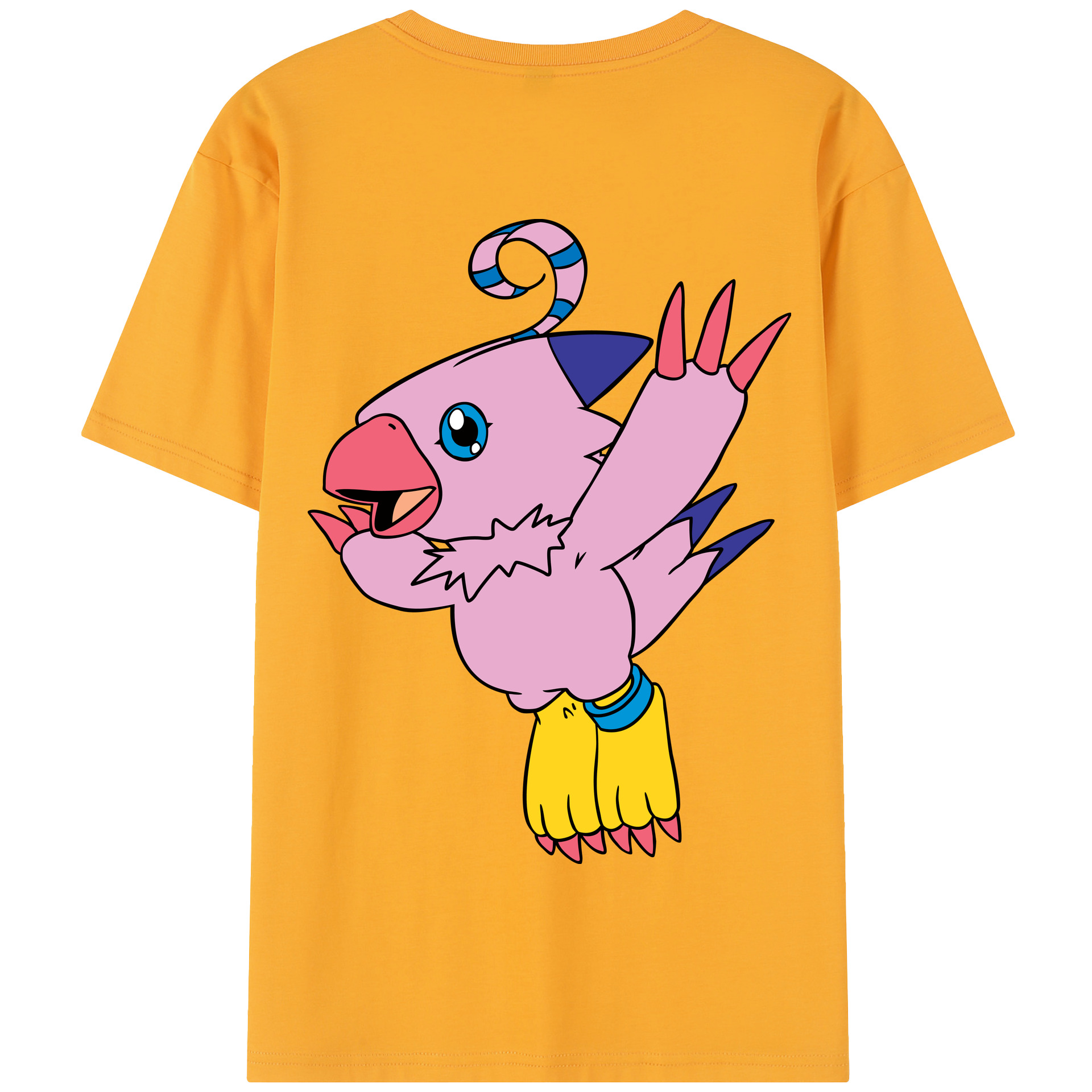（画像用） Digimon デジタルモンスター/デジモン 綿100％半袖Tシャツ（背面プリント）