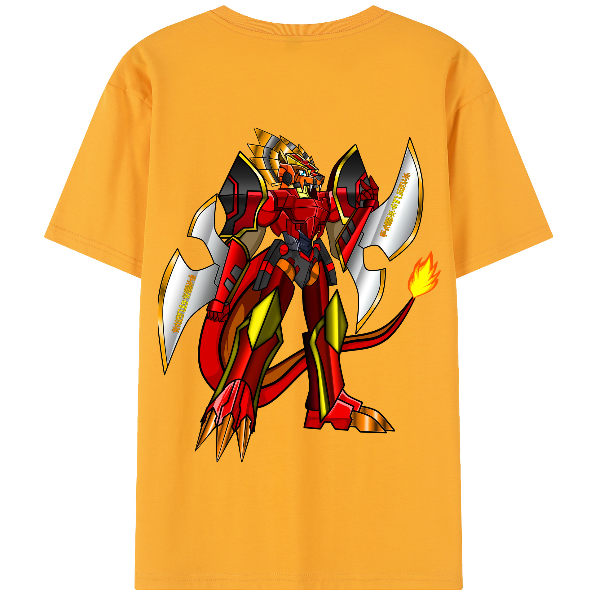 （画像用） Digimon デジタルモンスター/デジモン 綿100％半袖Tシャツ（背面プリント）