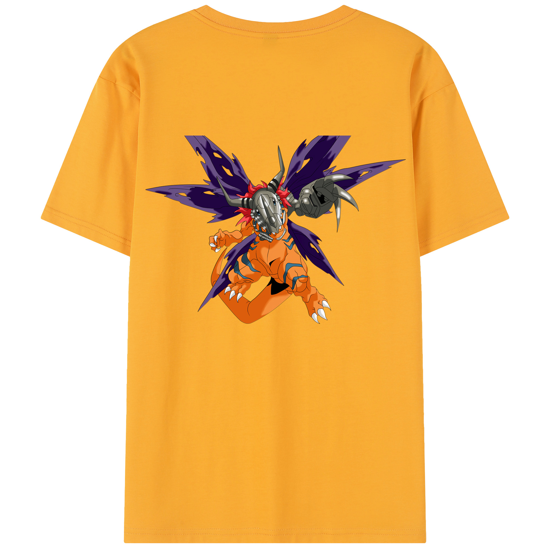 （画像用） Digimon デジタルモンスター/デジモン 綿100％半袖Tシャツ（背面プリント）