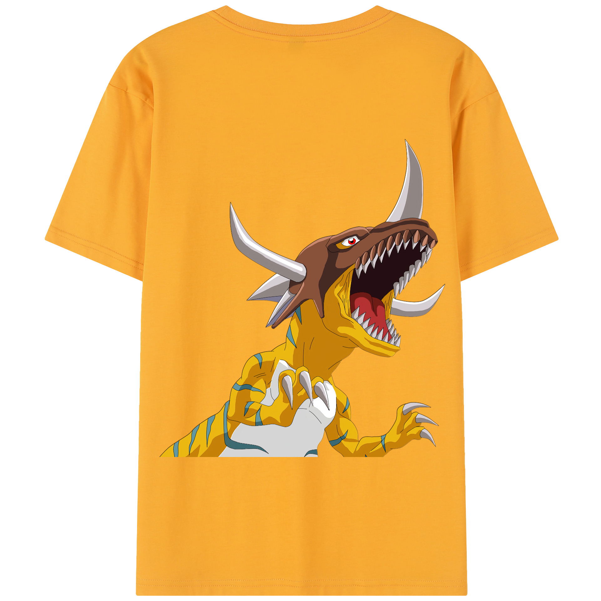 （画像用） Digimon デジタルモンスター/デジモン 綿100％半袖Tシャツ（背面プリント）