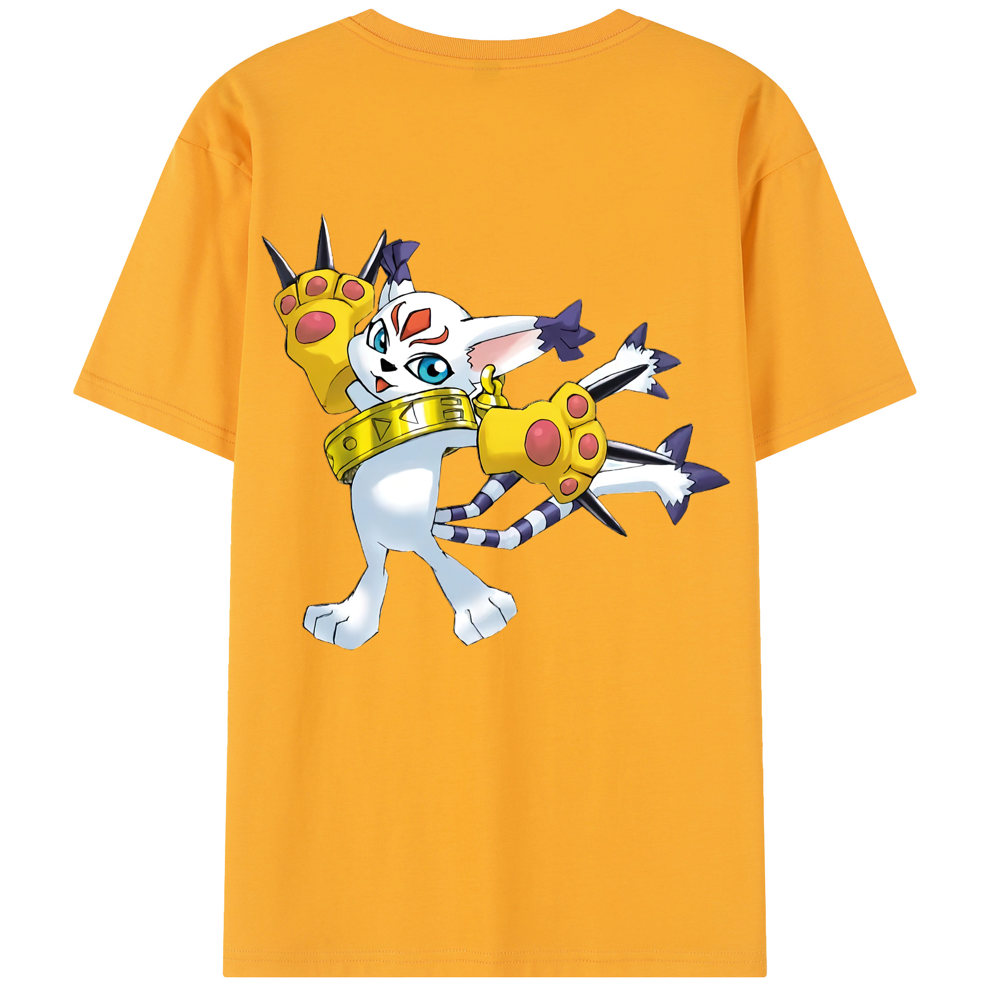 （画像用） Digimon デジタルモンスター/デジモン 綿100％半袖Tシャツ（背面プリント）