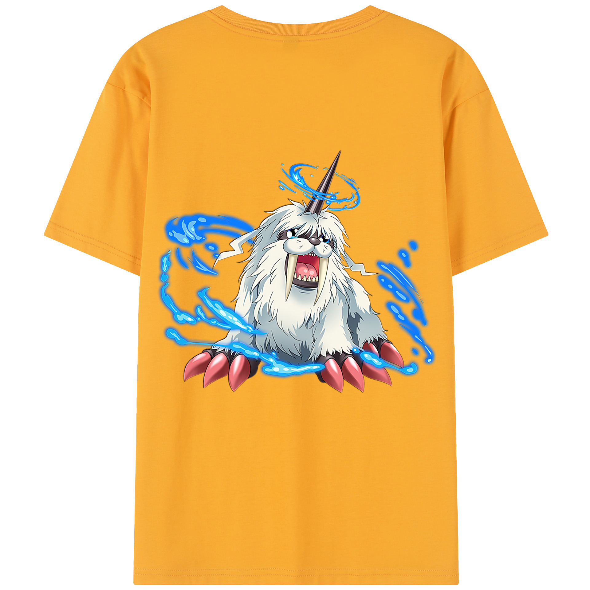 （画像用） Digimon デジタルモンスター/デジモン 綿100％半袖Tシャツ（背面プリント）