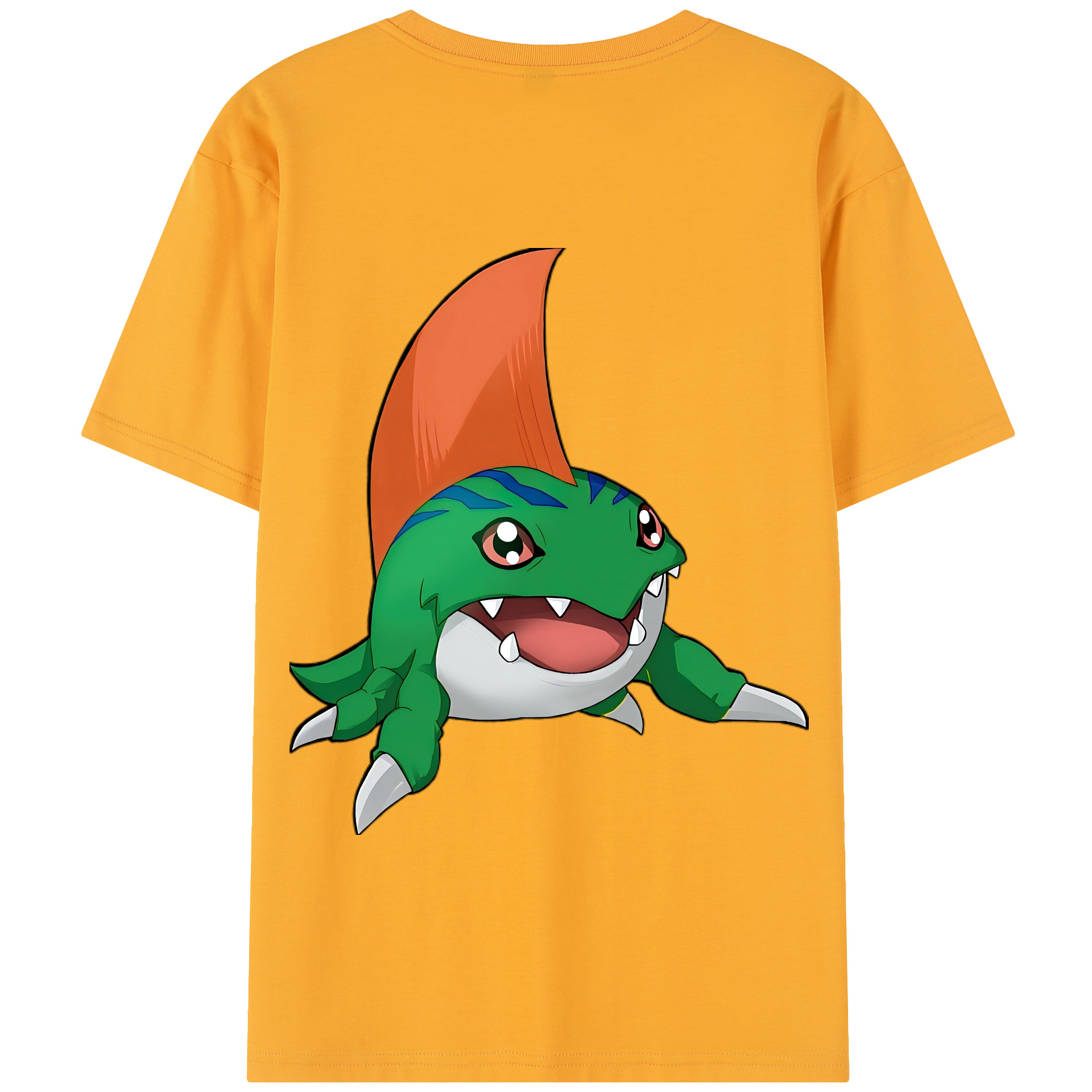 （画像用） Digimon デジタルモンスター/デジモン 綿100％半袖Tシャツ（背面プリント）