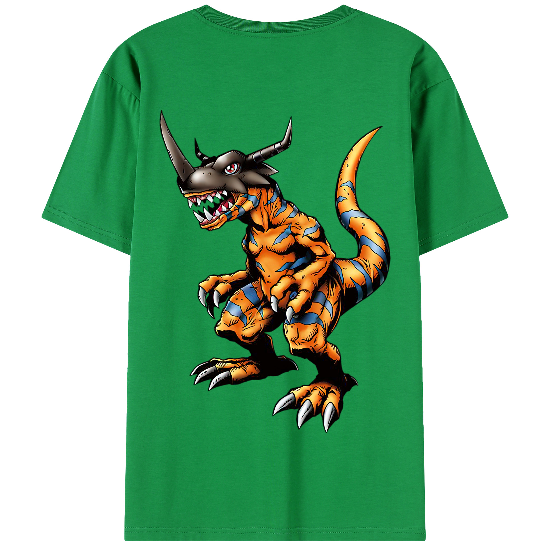 （画像用） Digimon デジタルモンスター/デジモン 綿100％半袖Tシャツ（背面プリント）