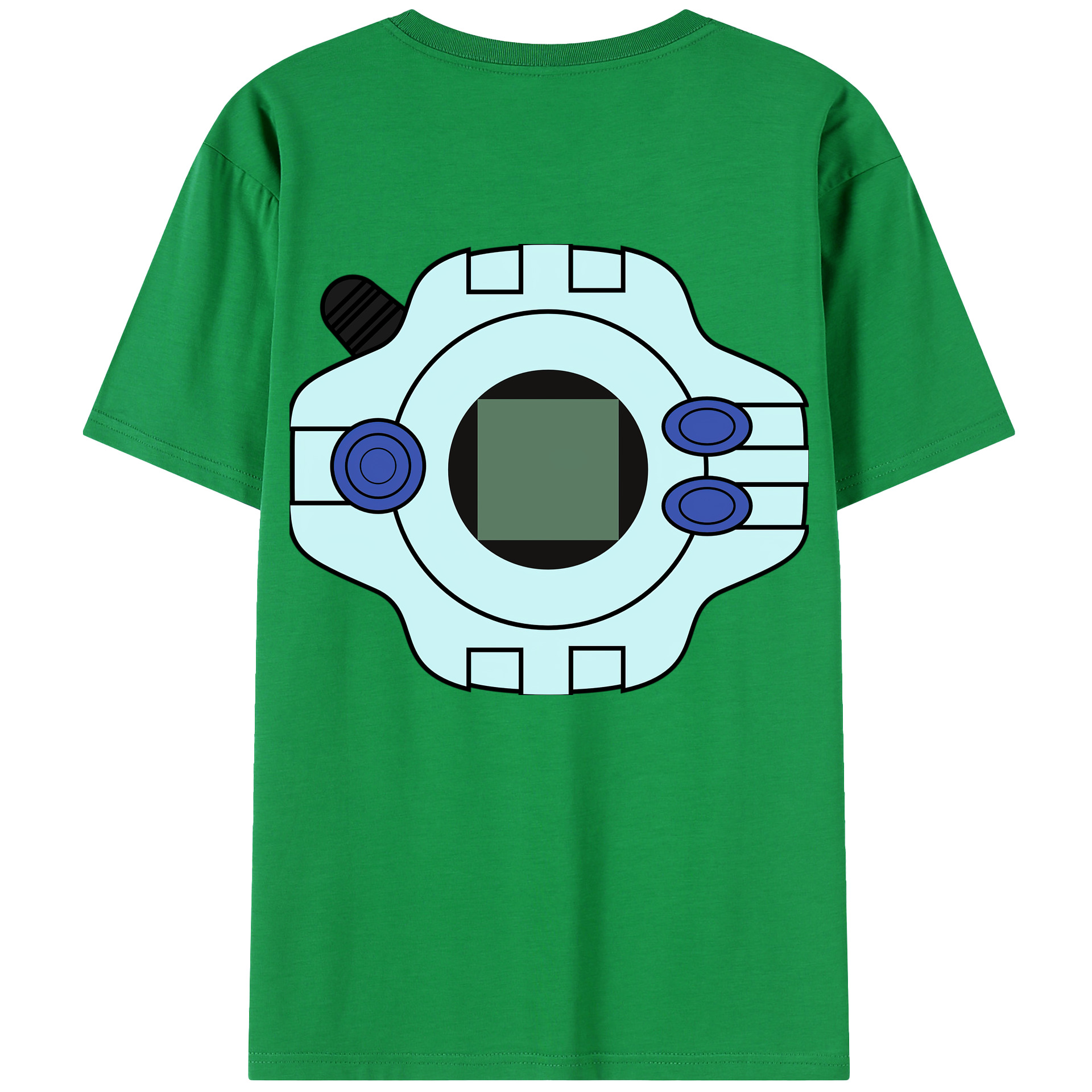 （画像用） Digimon デジタルモンスター/デジモン 綿100％半袖Tシャツ（背面プリント）